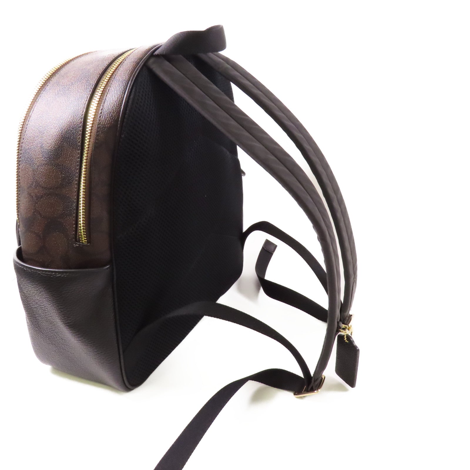 COACH 塗層帆布Rucksack金扣背包