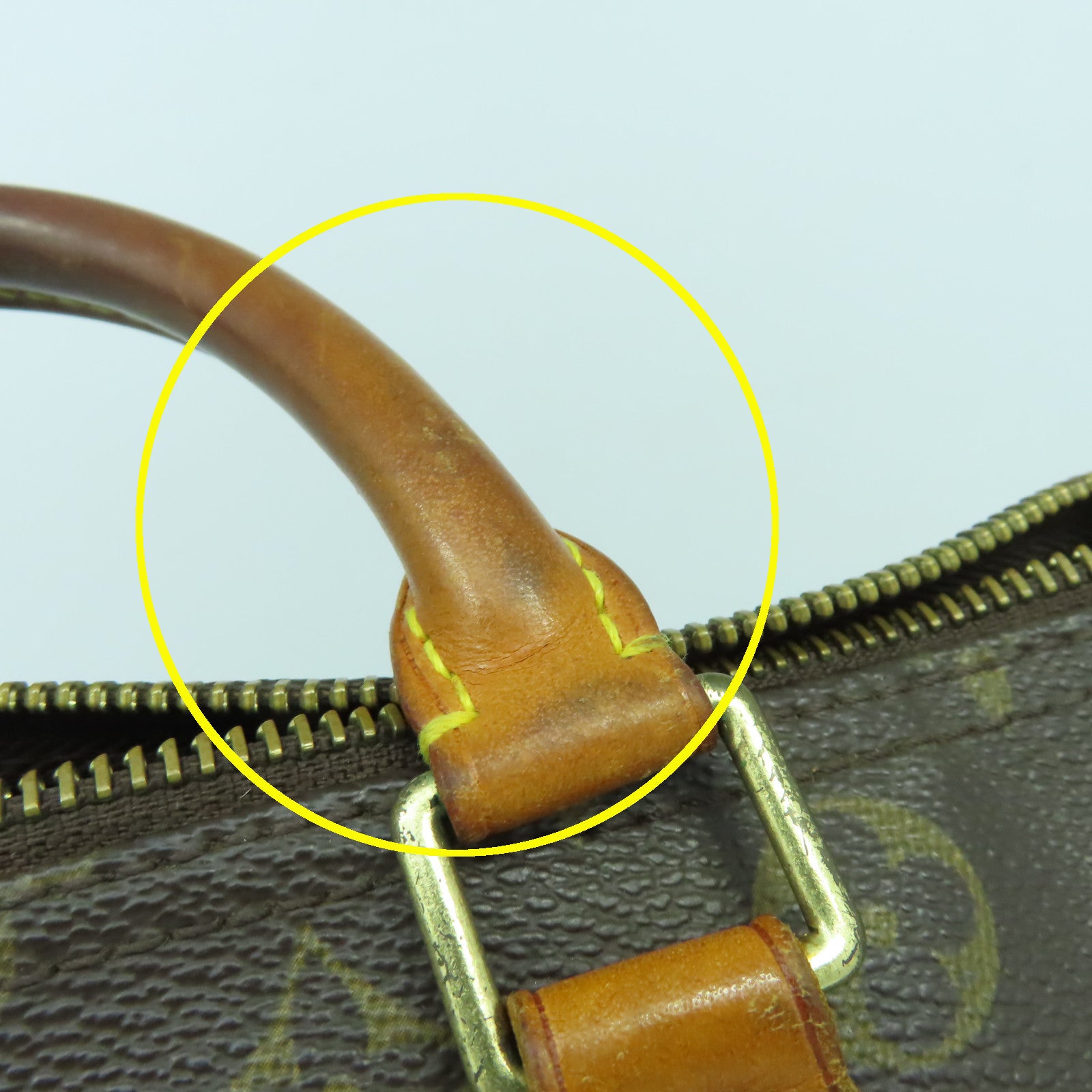 LOUIS VUITTON 【激減優惠】Monogram Speedy 30金扣手挽袋啡色