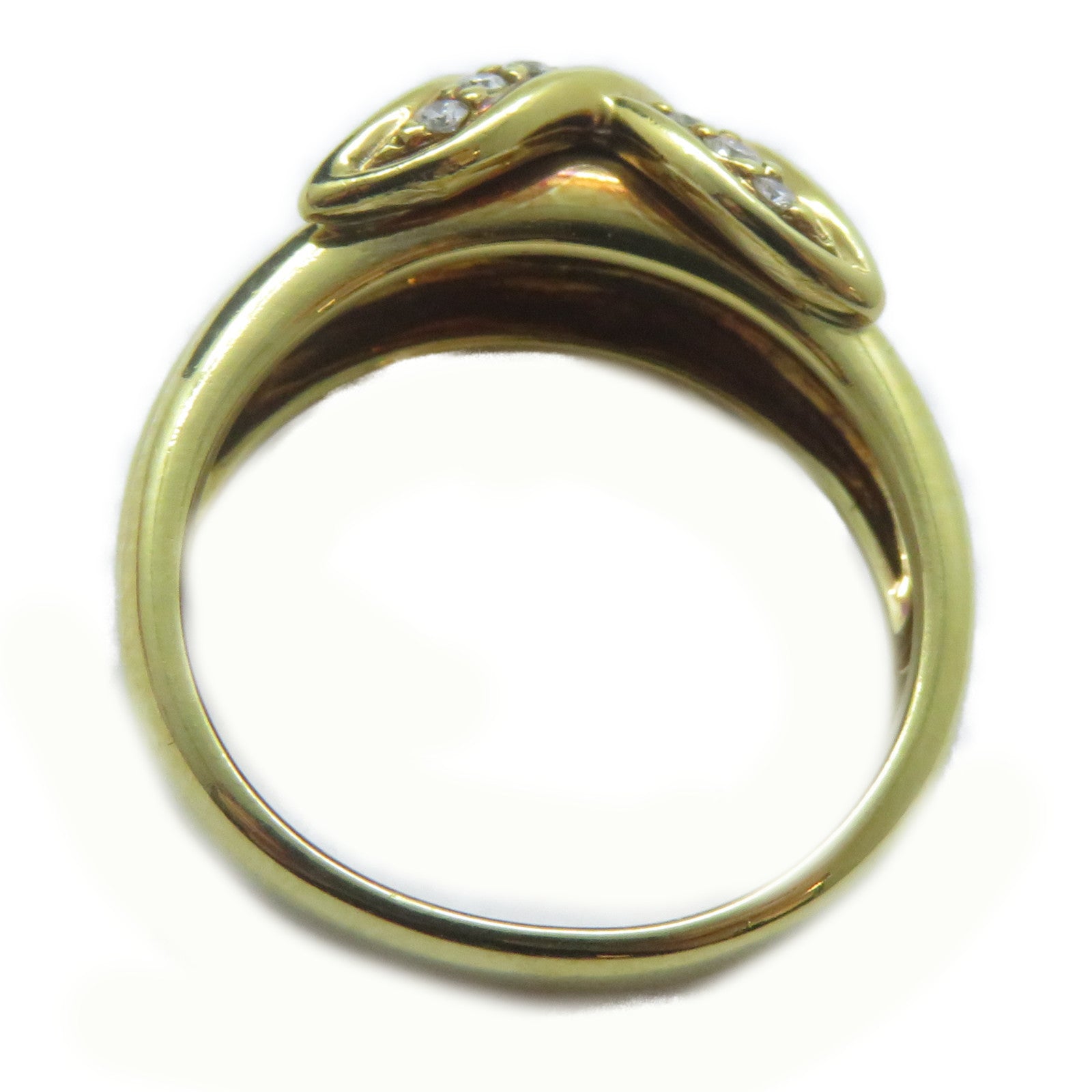 TIFFANY＆CO 18K黃金Diamond Ring鑽石戒指US#5