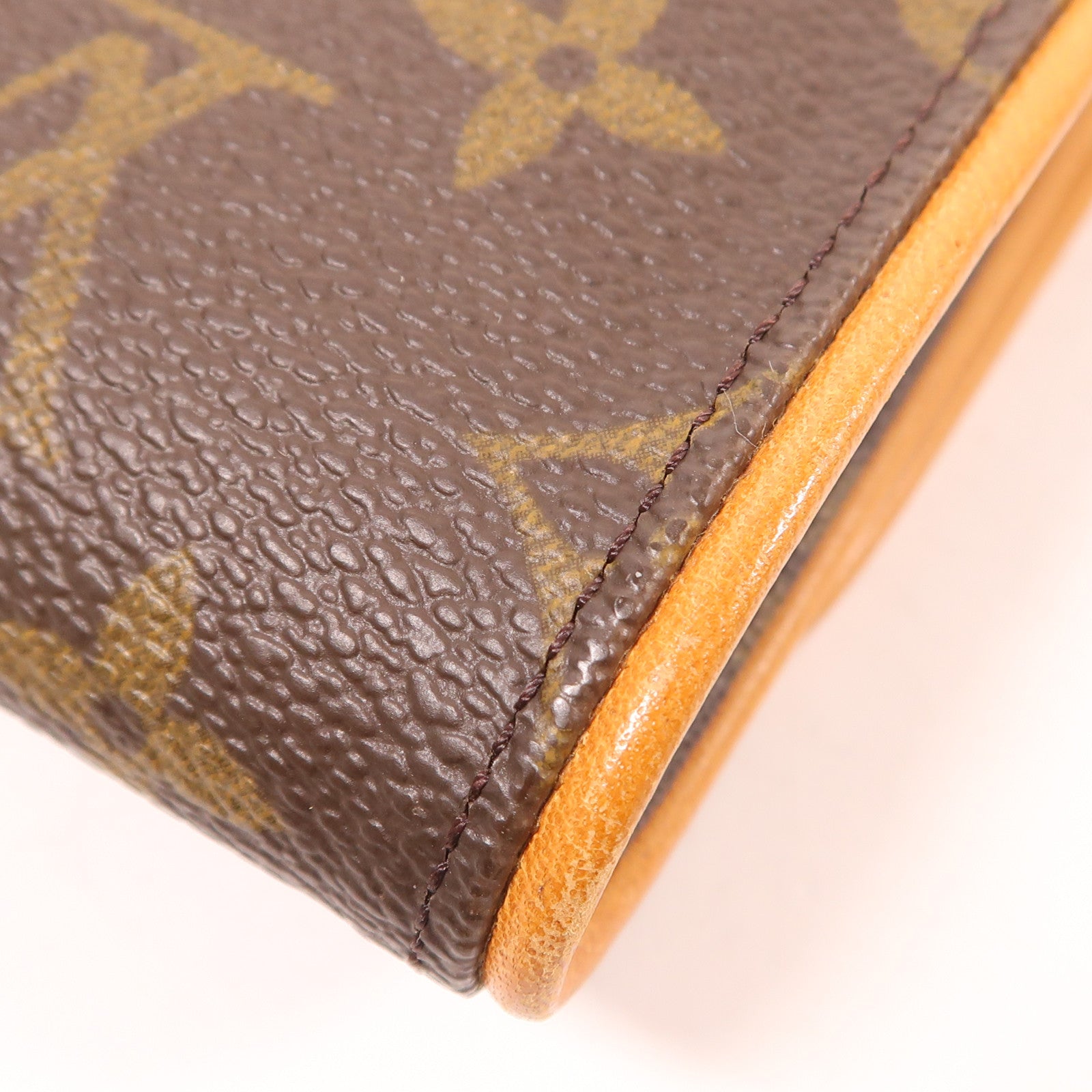 LOUIS VUITTON LV GHW Pochette Twin GM Shoulder Bag M51852 Monogram Brown