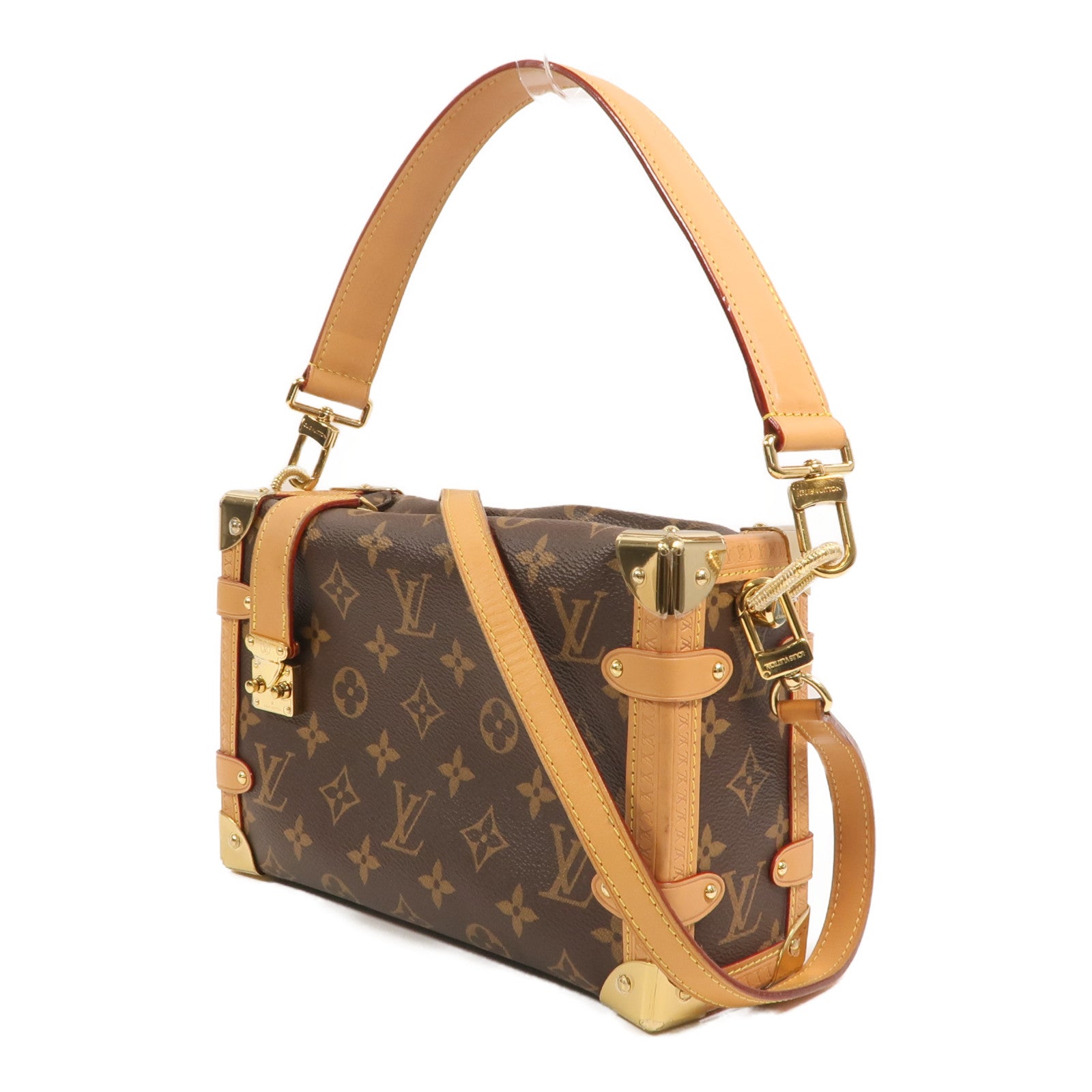 LOUIS VUITTON Monogram Side Trunk手挽肩背兩用袋