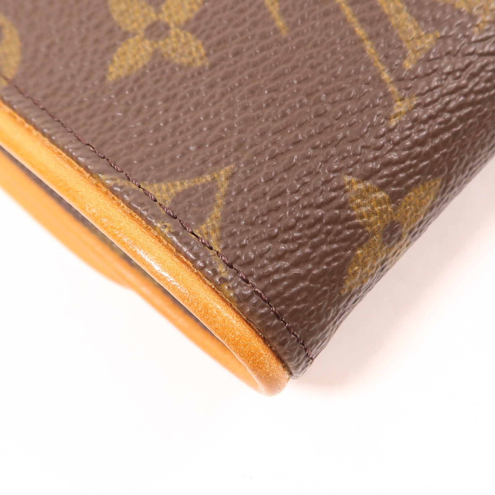 LOUIS VUITTON LV GHW Pochette Twin GM Shoulder Bag M51852 Monogram Brown