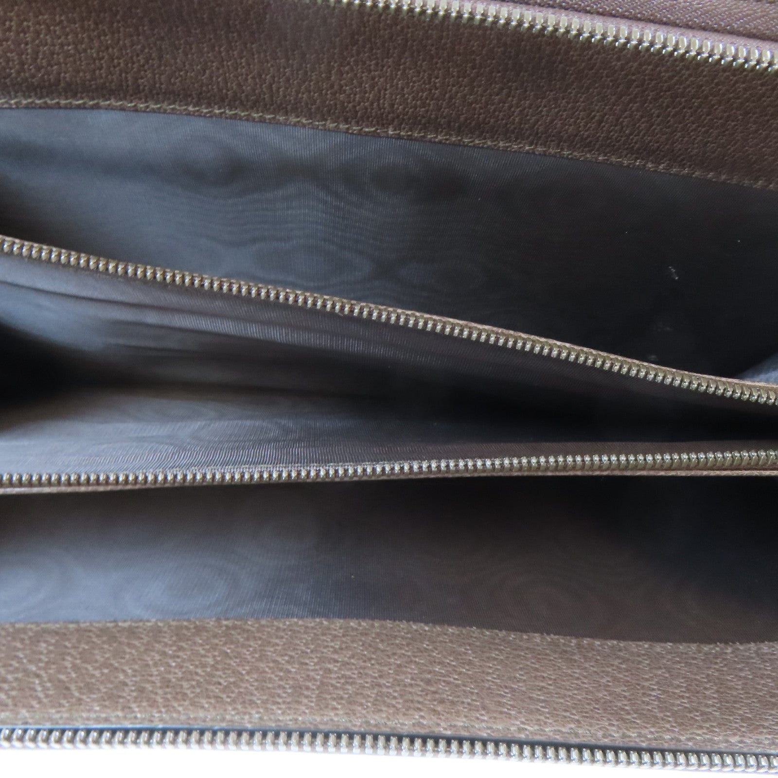 GUCCI 塗層帆布Shoulder Bag金扣肩背袋啡色