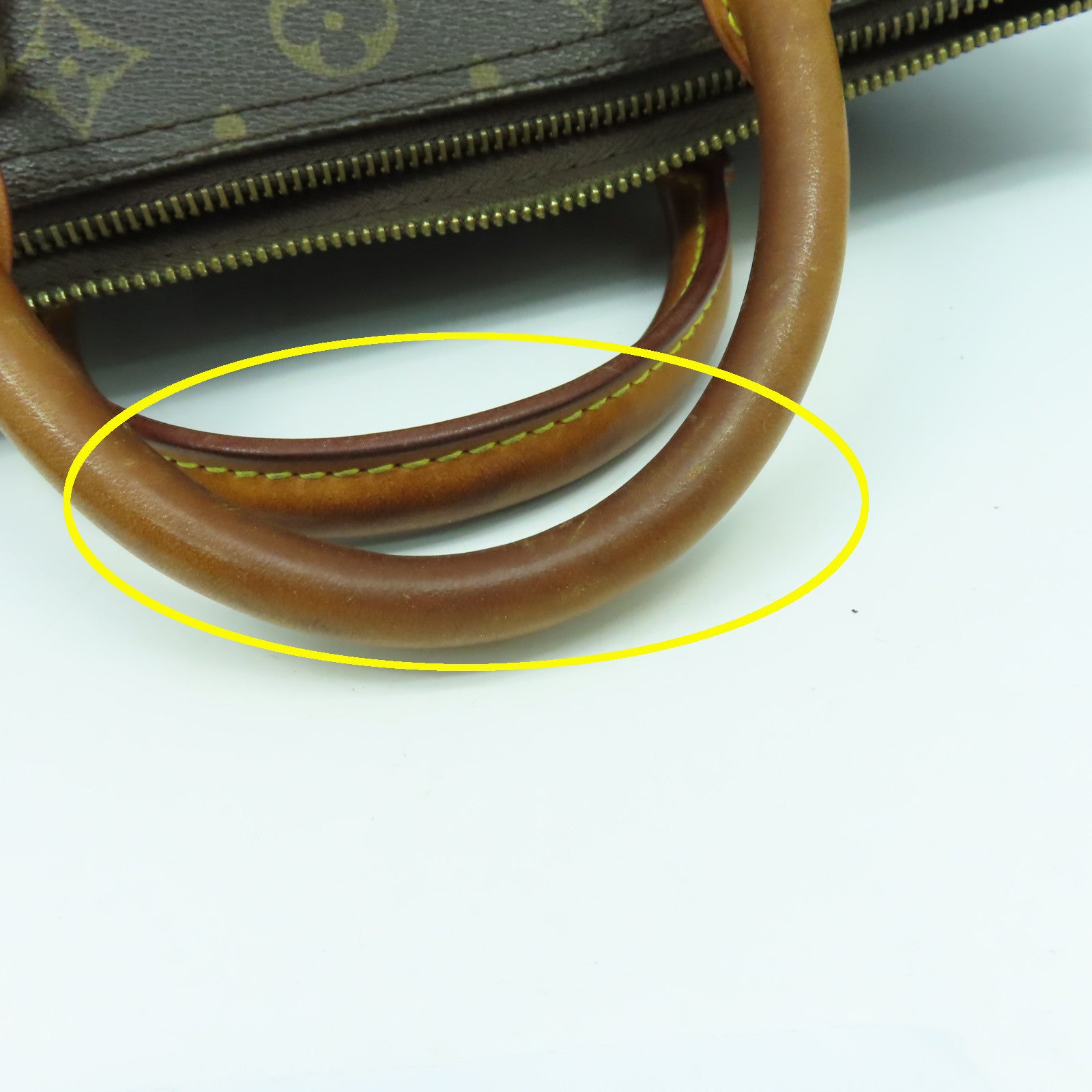 LOUIS VUITTON 【激減優惠】Monogram Speedy 30金扣手挽袋啡色