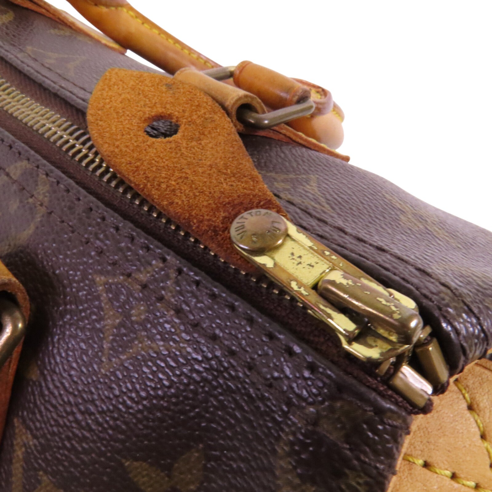 LOUIS VUITTON Monogram Speedy 25金扣手挽袋