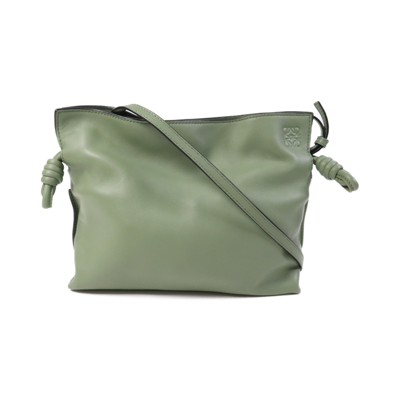 LOEWE 牛皮皮革Flamenco Cluth金扣肩背袋