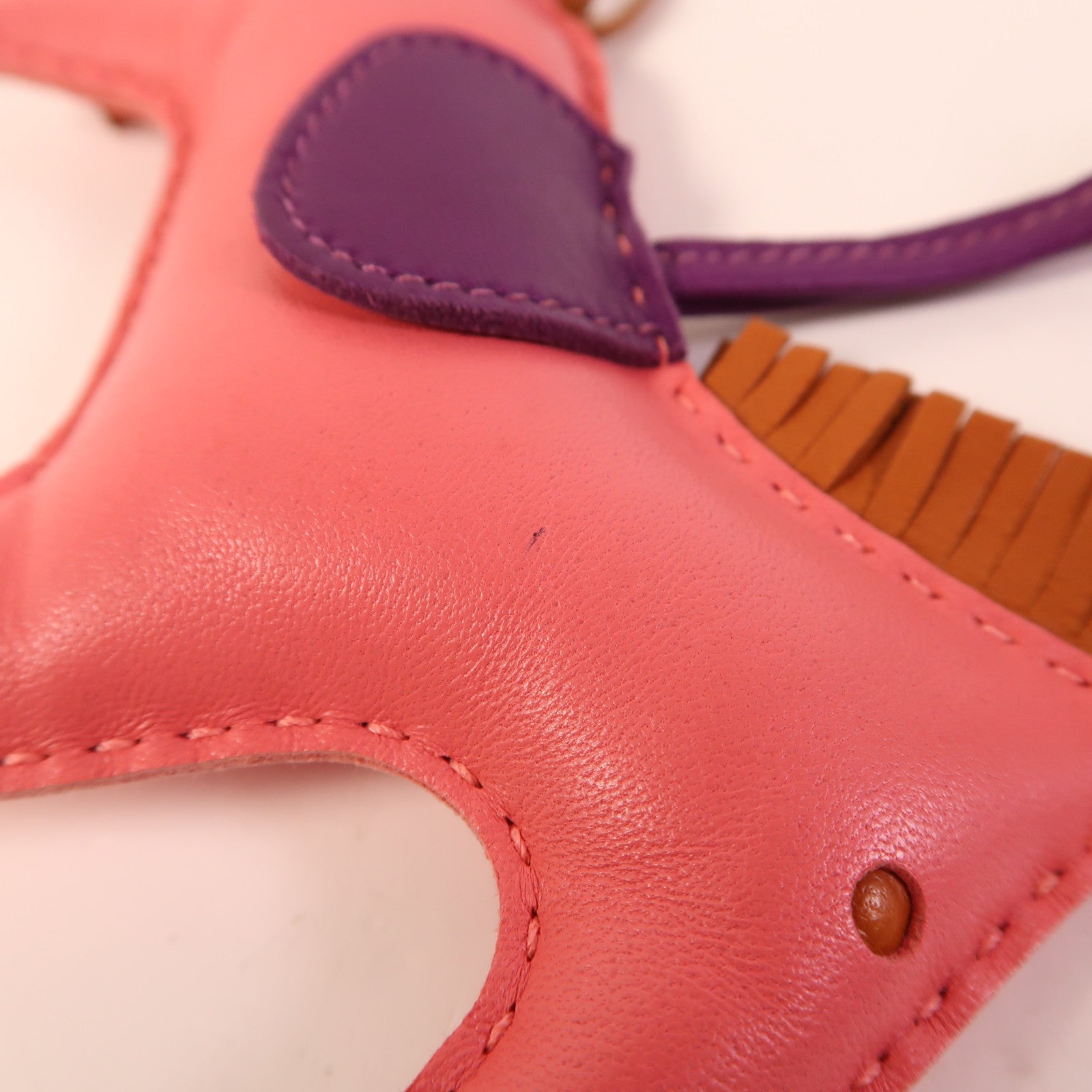 HERMES Milo皮革Rodeo GM掛飾