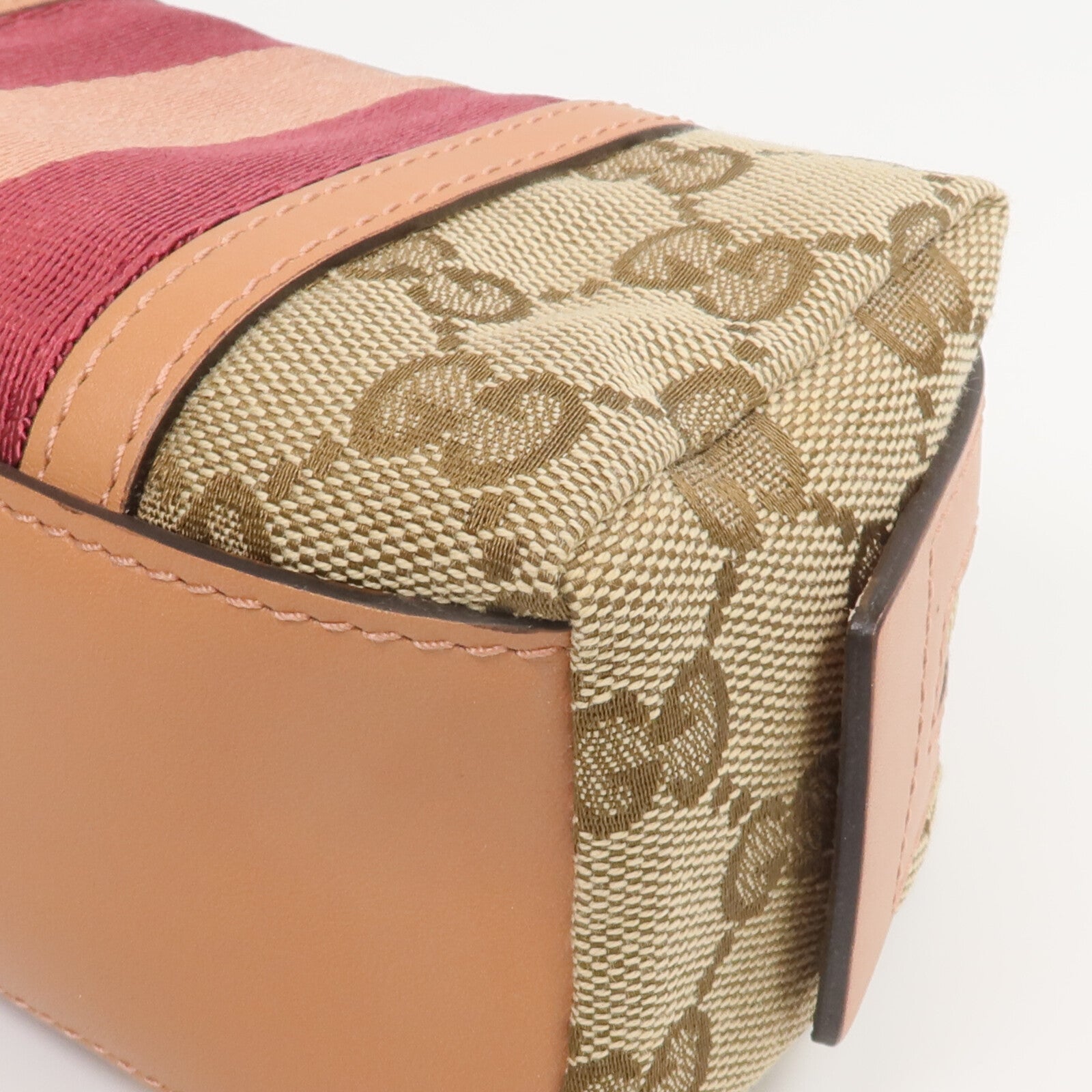 GUCCI 帆布/皮革Pouch手拿包