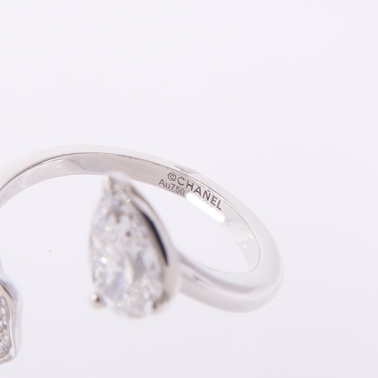 CHANEL 18K白金Cameila Precieux Ring鑽石戒指Chanel#52/US#6