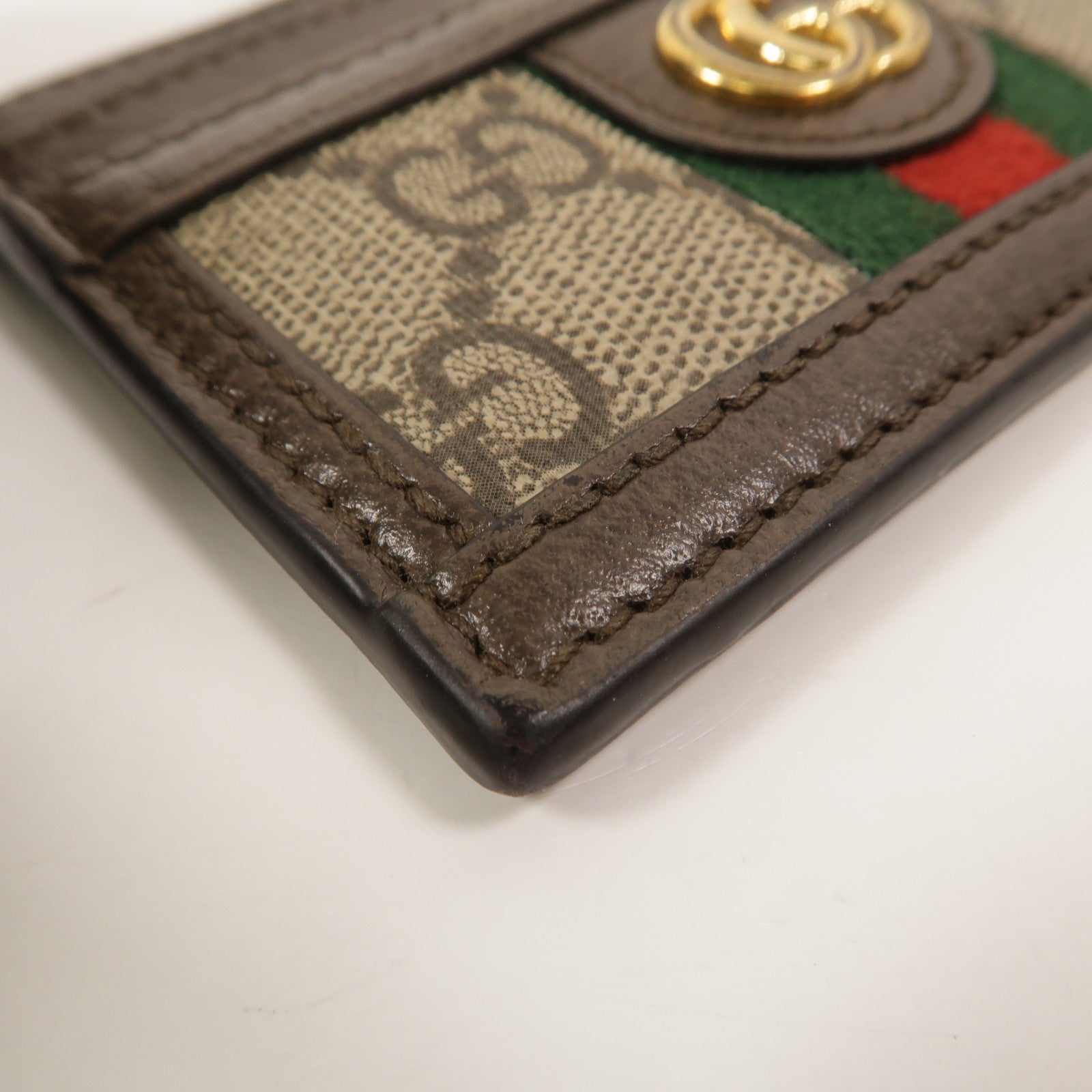 GUCCI 塗層帆布Ophidia GG Card Case卡片套