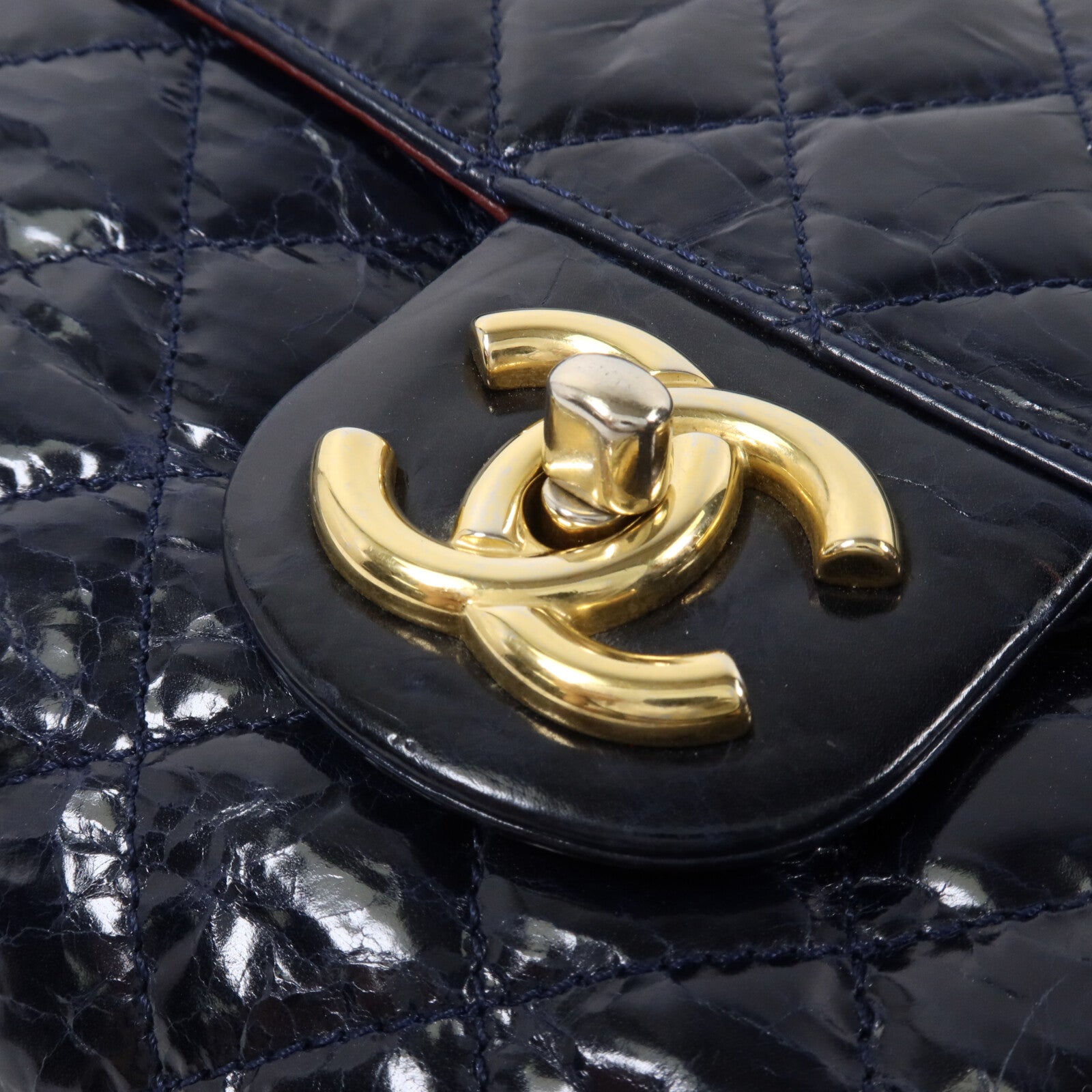 CHANEL 牛皮皮革Chain Shoulder Bag鏈帶肩背袋