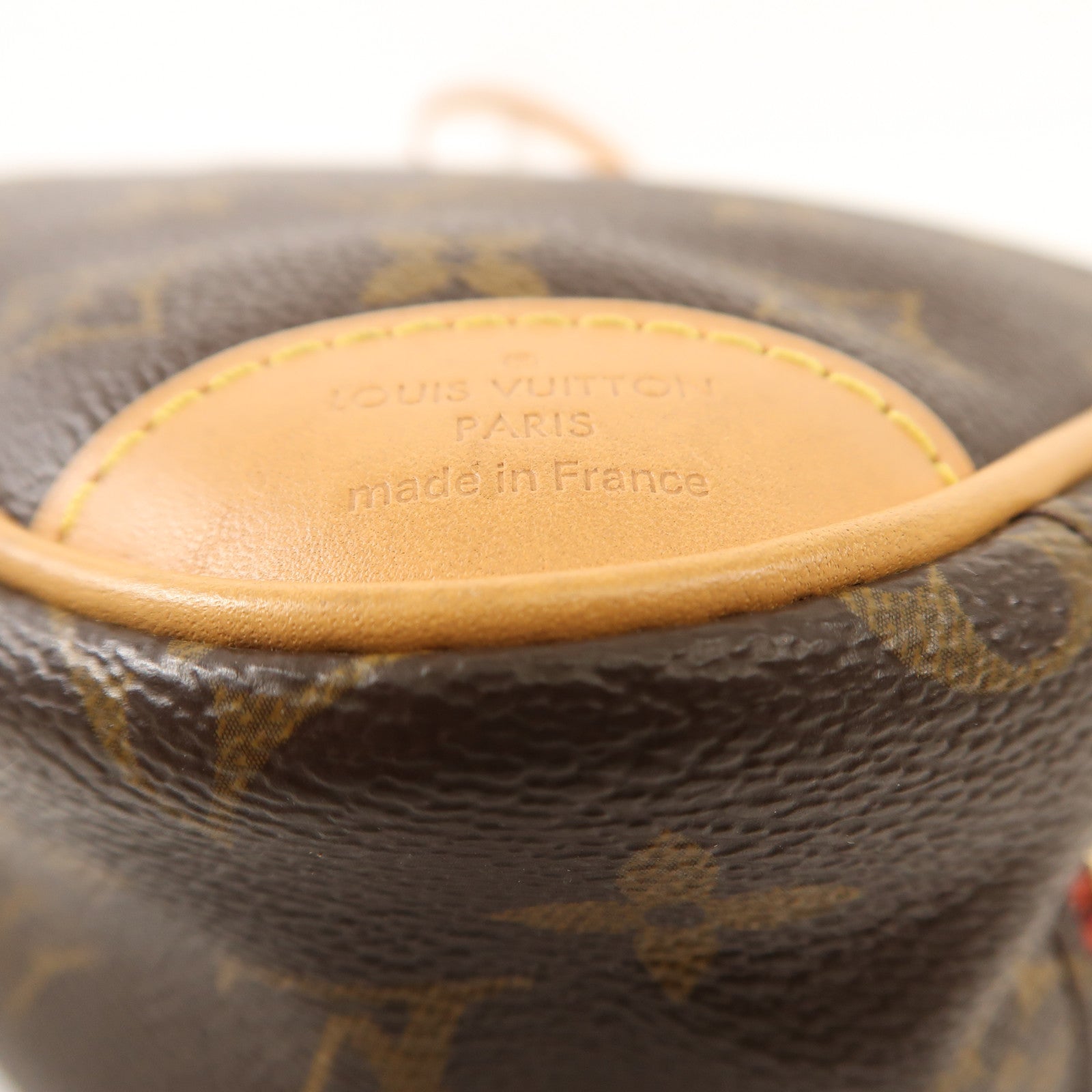 LOUIS VUITTON Monogram Deauville Mini金扣肩背袋棕色