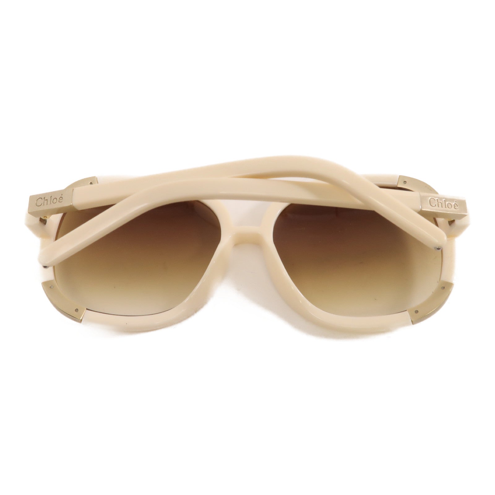 Chloe PVC Sunglasses太陽眼鏡白色/黃色