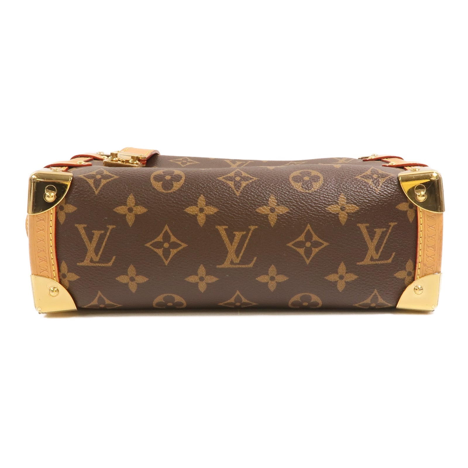 LOUIS VUITTON Monogram Side Trunk手挽肩背兩用袋
