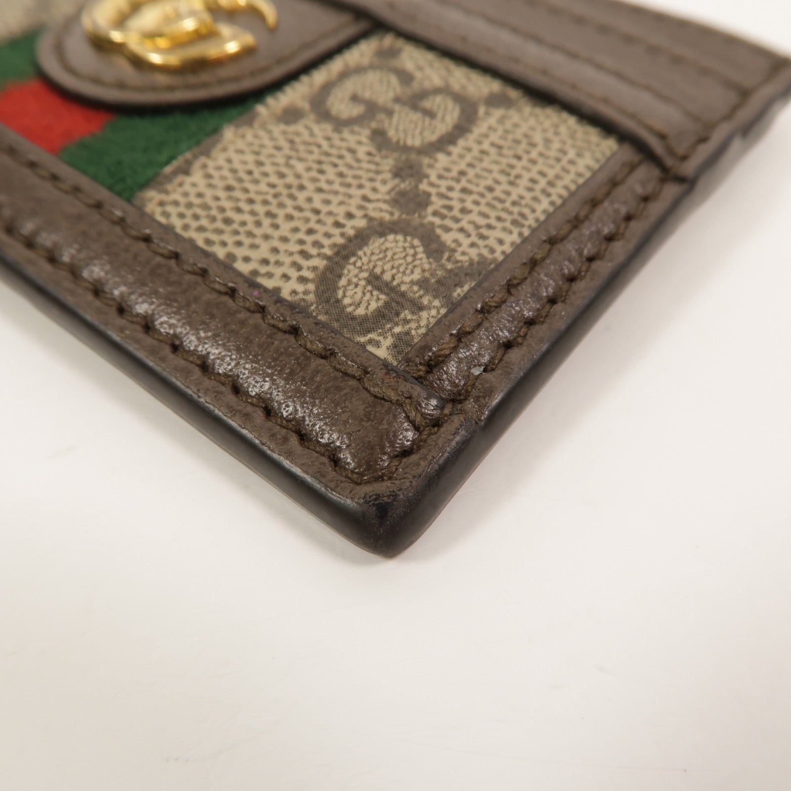 GUCCI 塗層帆布Ophidia GG Card Case卡片套