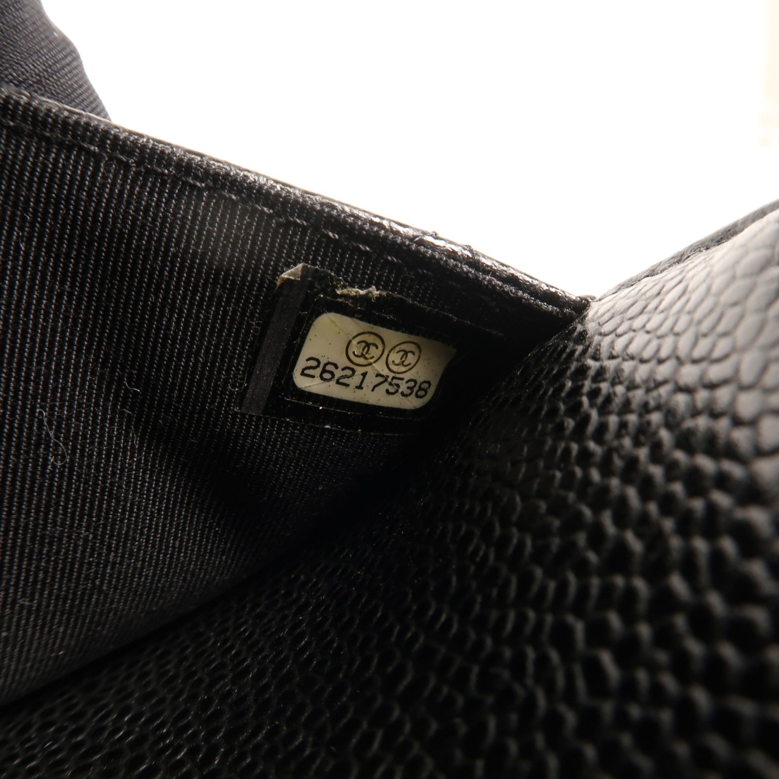 CHANEL 牛皮皮革WOC Wallet On Chain金扣鏈帶肩背袋