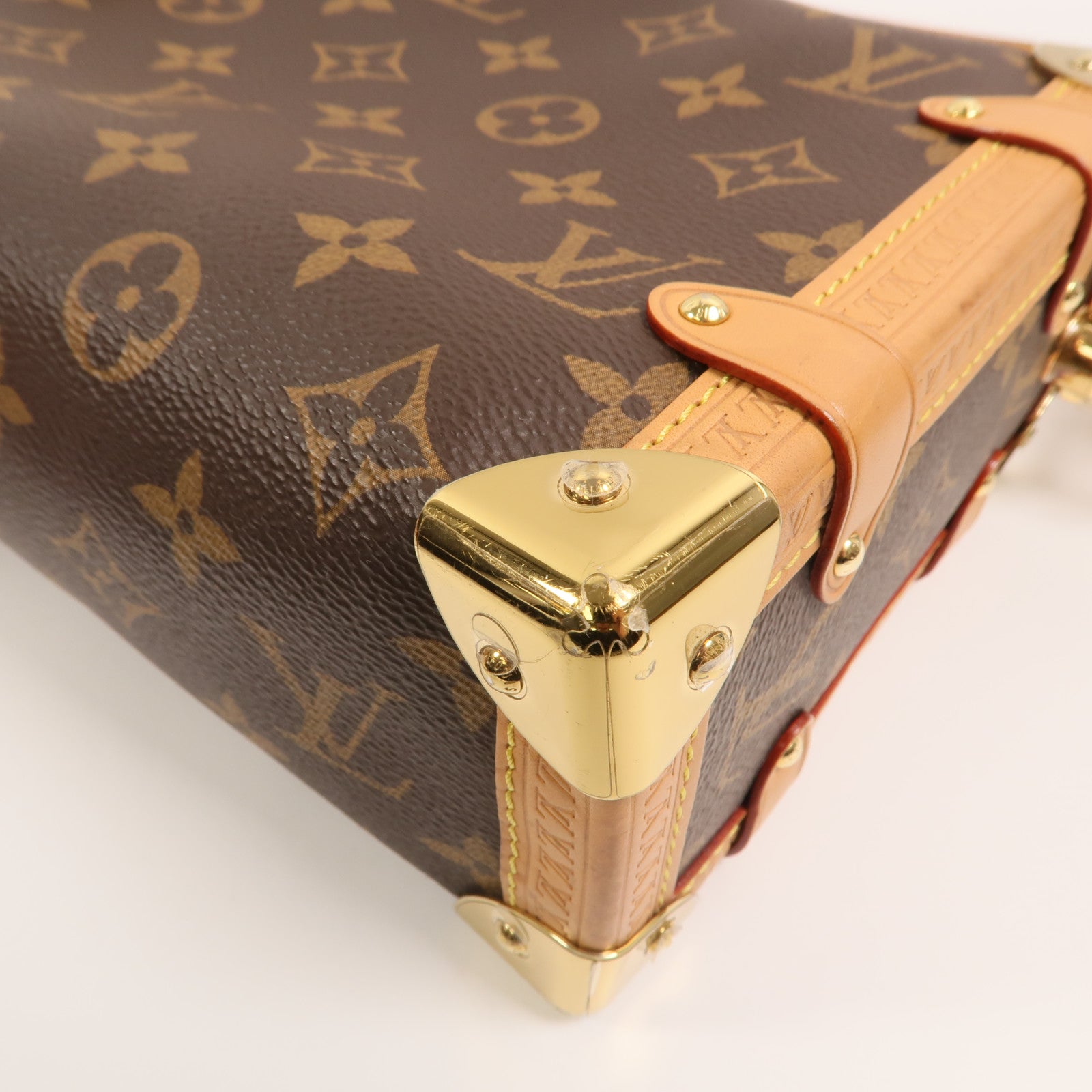 LOUIS VUITTON Monogram Side Trunk手挽肩背兩用袋