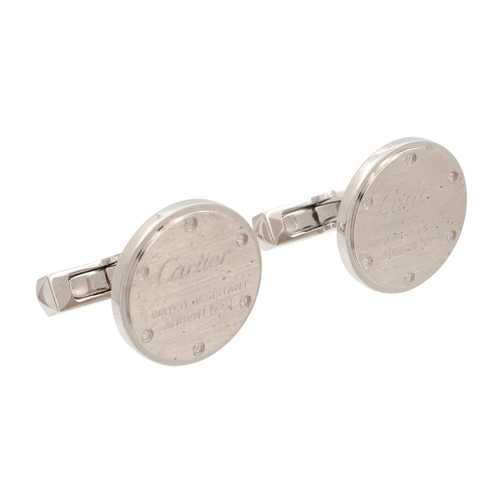 CARTIER 925純銀Cuff Links袖扣