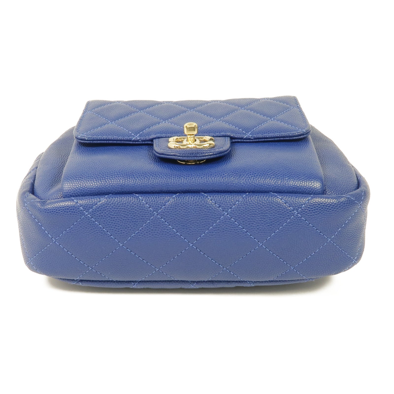 CHANEL 牛皮皮革Chain Shoulder Bag金扣鏈帶肩背袋