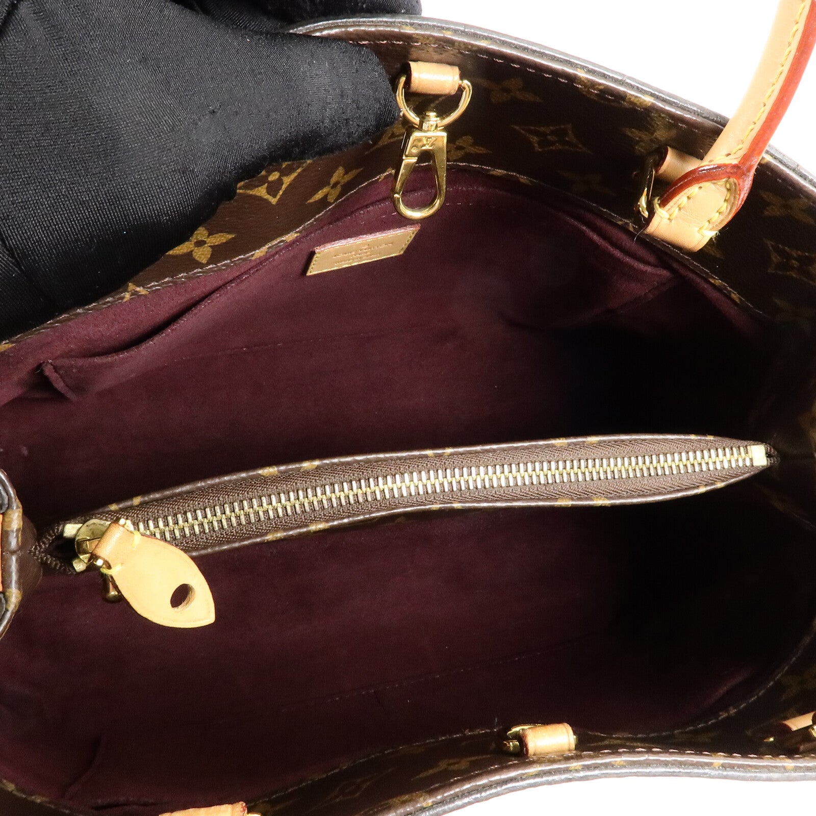LOUIS VUITTON Monogram Montaigne MM手挽肩背兩用袋