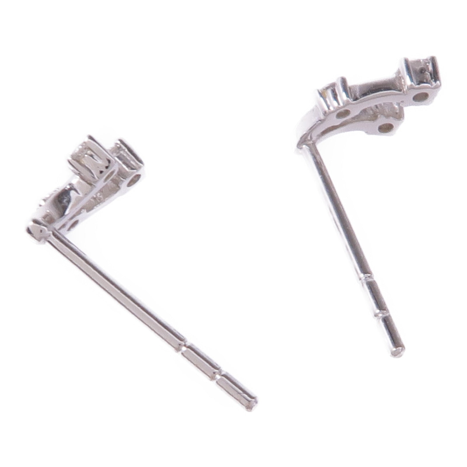 JEWELRY Diamond Earrings 18K White Gold