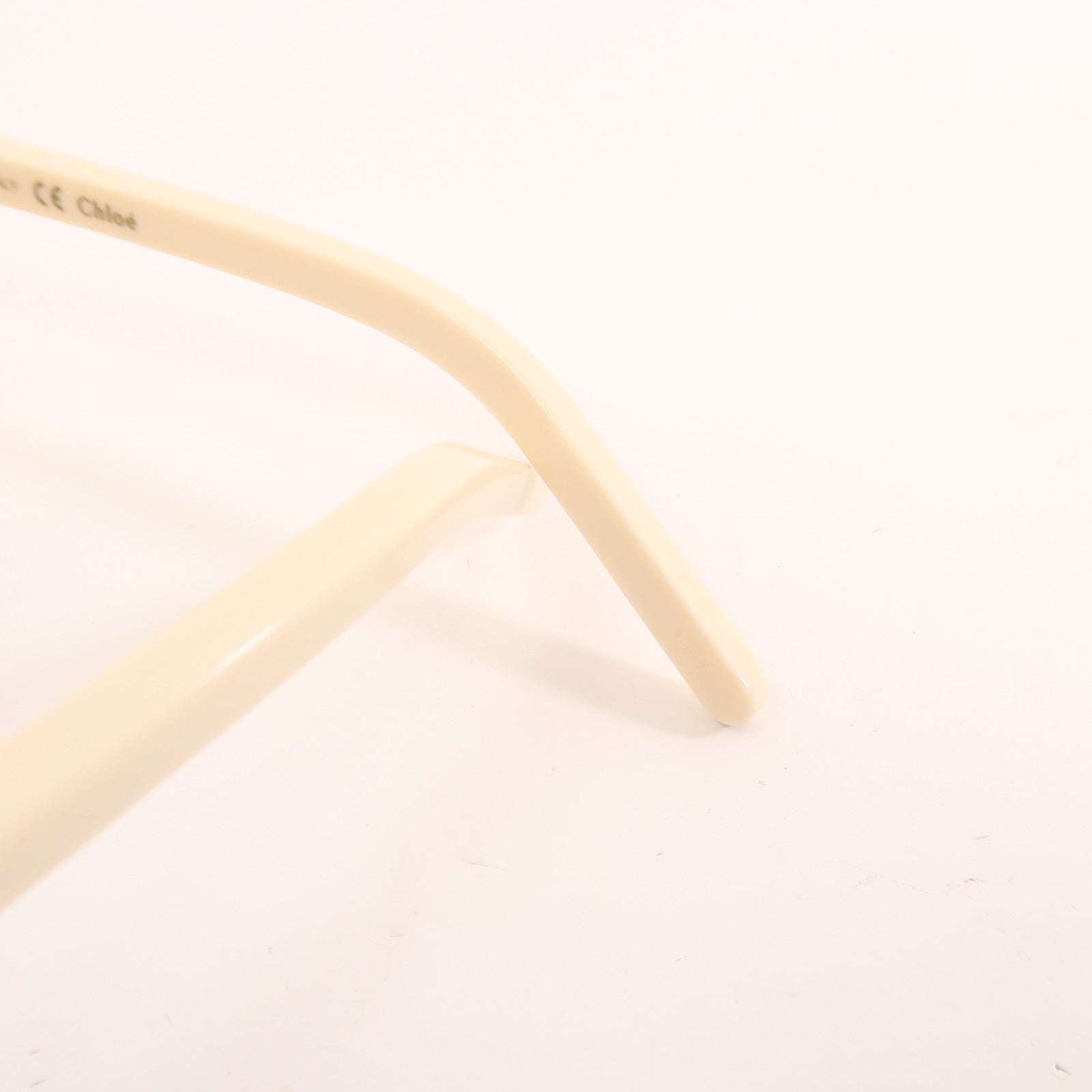 Chloe PVC Sunglasses太陽眼鏡白色/黃色