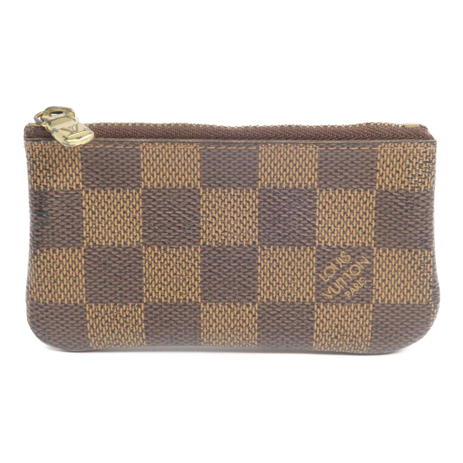 LOUIS VUITTON Damier Key Pouch金扣零錢包