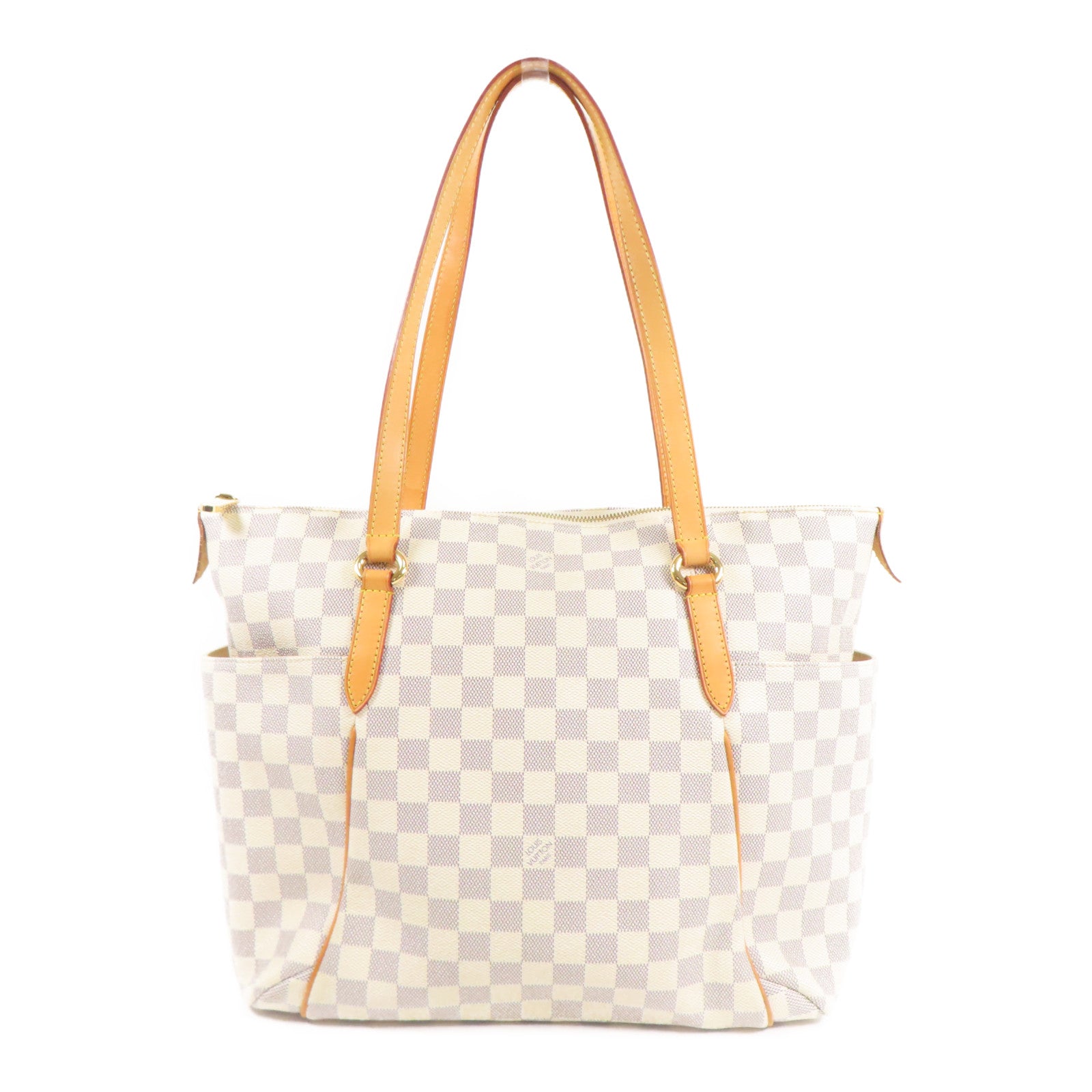 LOUIS VUITTON Damier Azur Totally MM金扣肩背袋