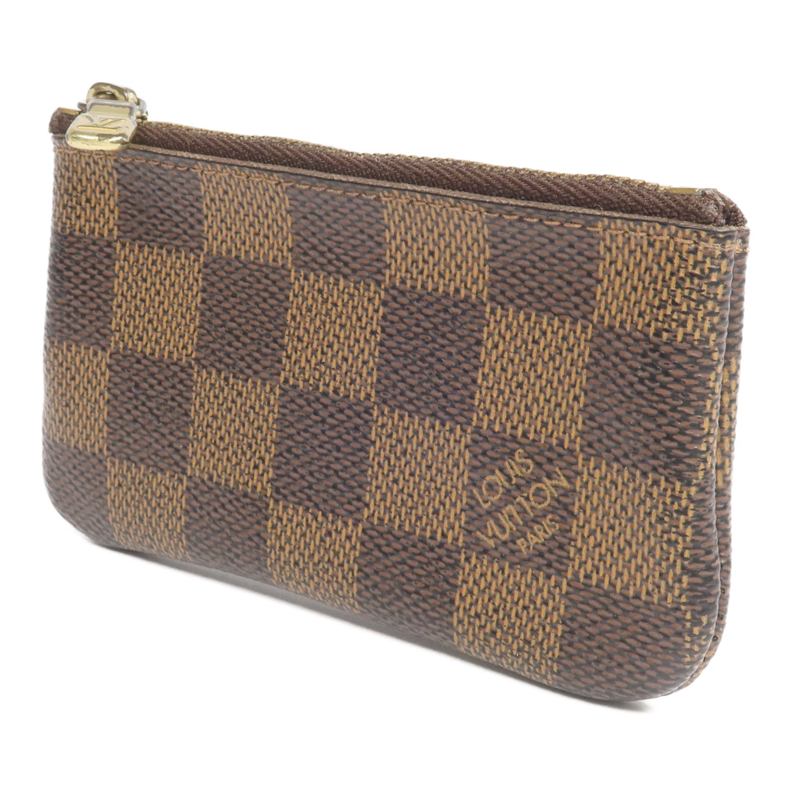 LOUIS VUITTON Damier Key Pouch金扣零錢包