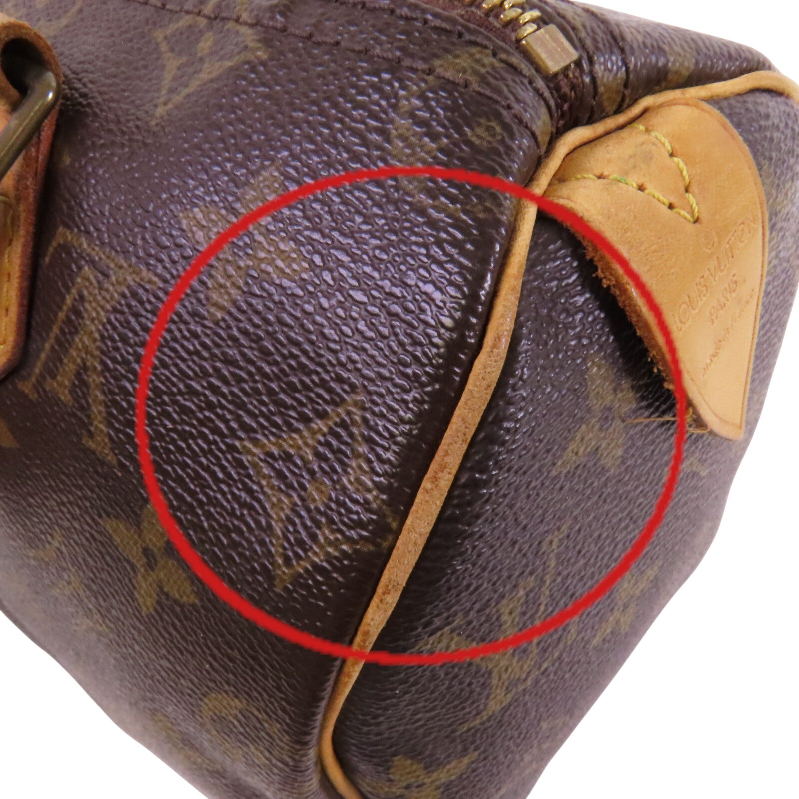 LOUIS VUITTON Monogram Speedy 25金扣手挽袋