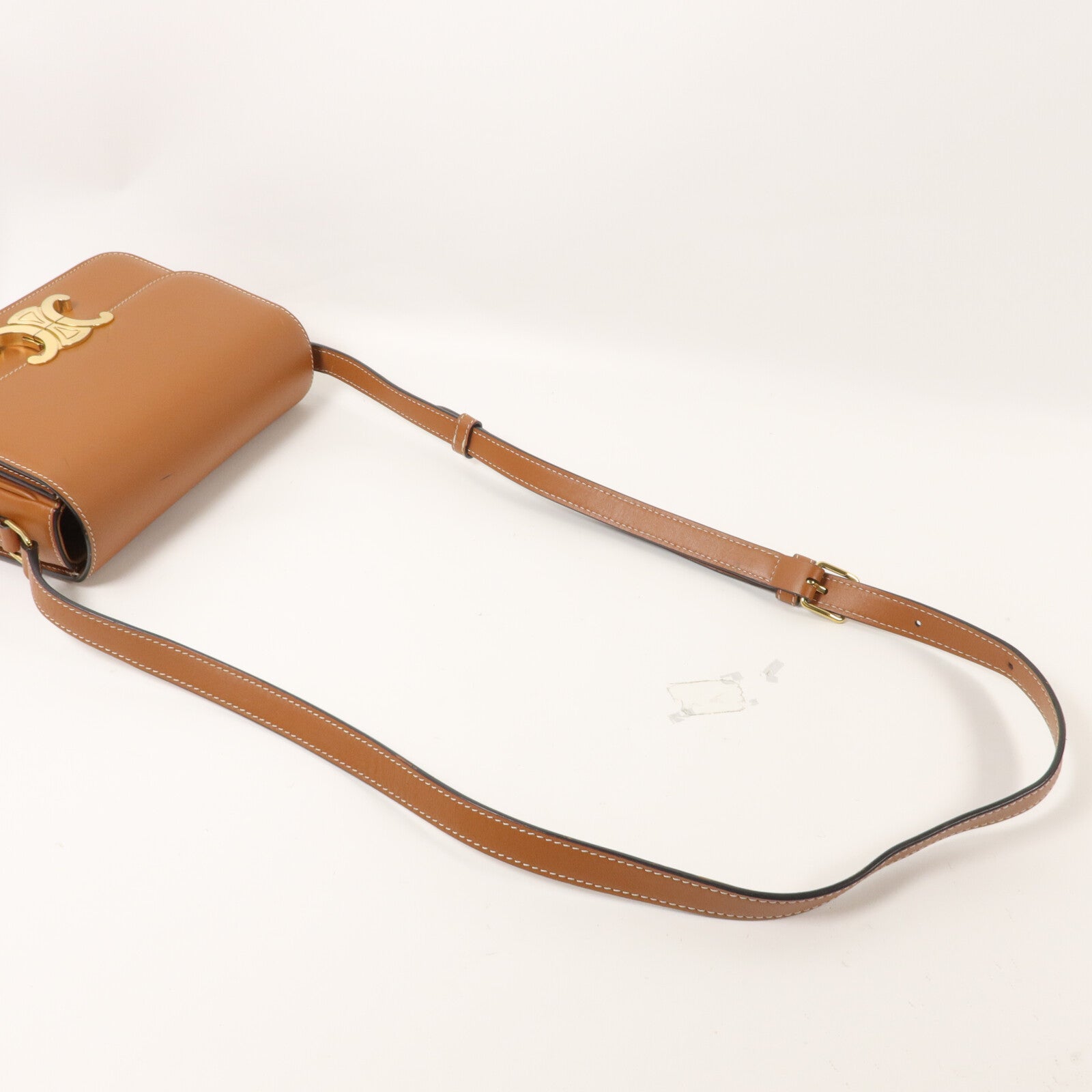 CELINE 牛皮皮革Teen Triomphe肩背袋