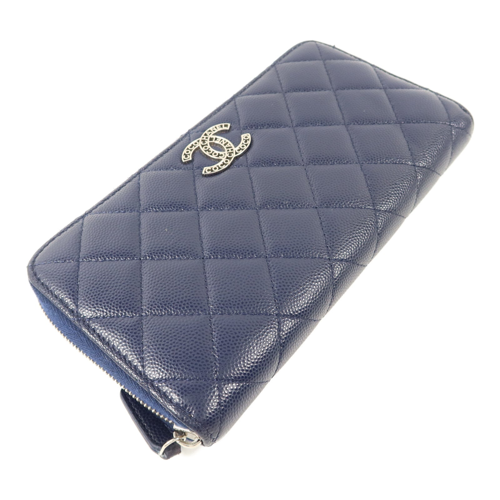 CHANEL 牛皮皮革Zipper Long Wallet長錢包