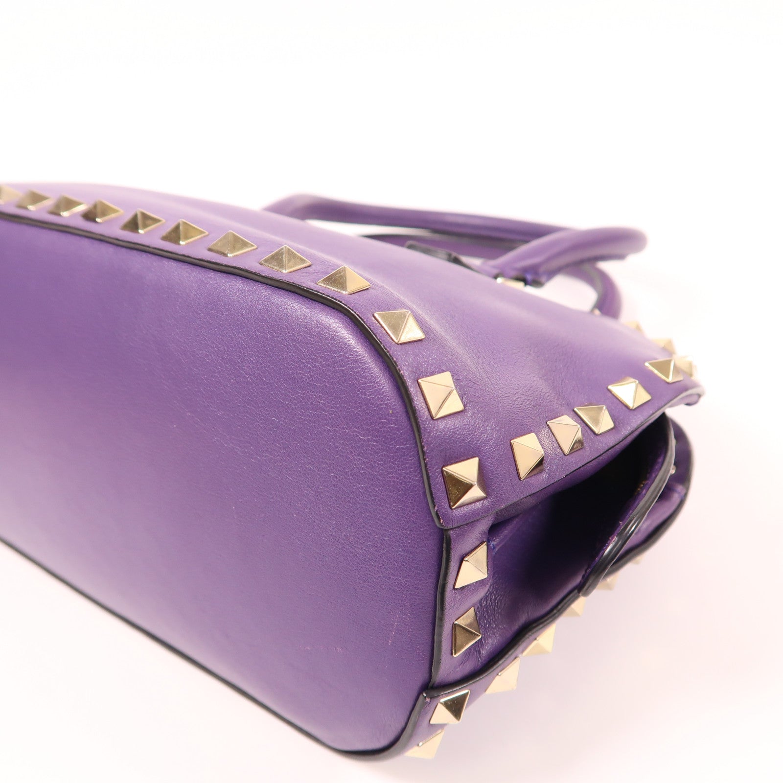 Valentino【激減優惠】 牛皮皮革2 Way Shoulder金扣手挽肩背兩用袋