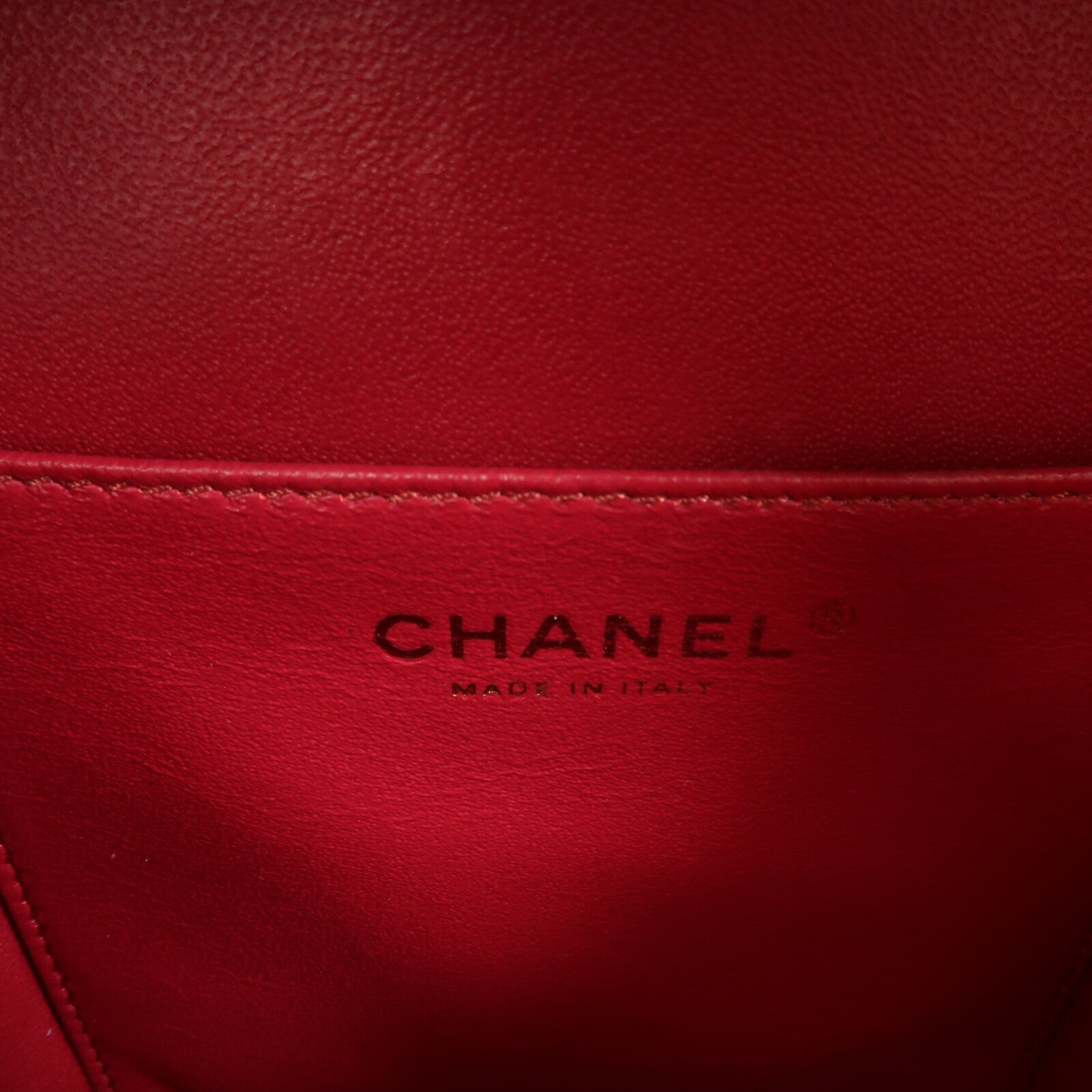 CHANEL 牛皮皮革North South Vanity鏈帶手挽肩背兩用袋