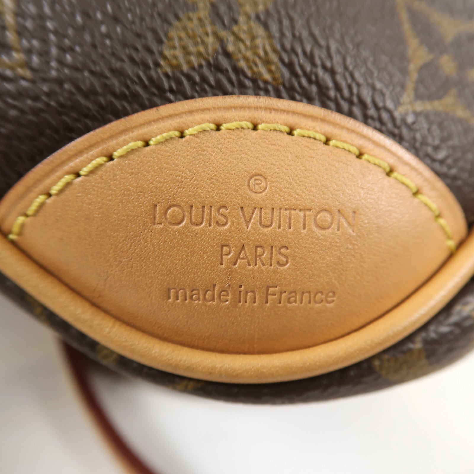 LOUIS VUITTON Monogram Deauville Mini金扣肩背袋棕色