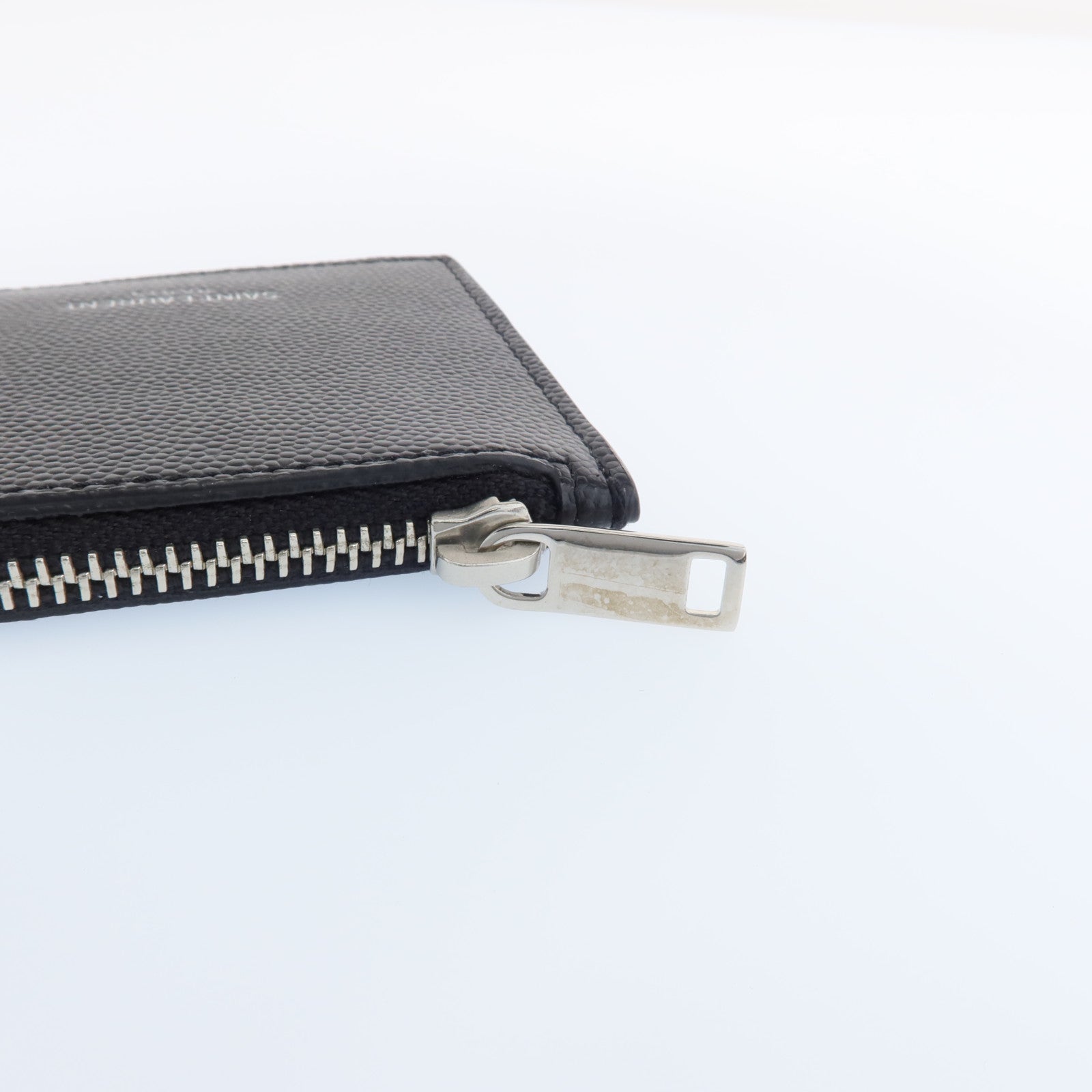 SAINT LAURENT 牛皮皮革Card Case銀扣卡片套