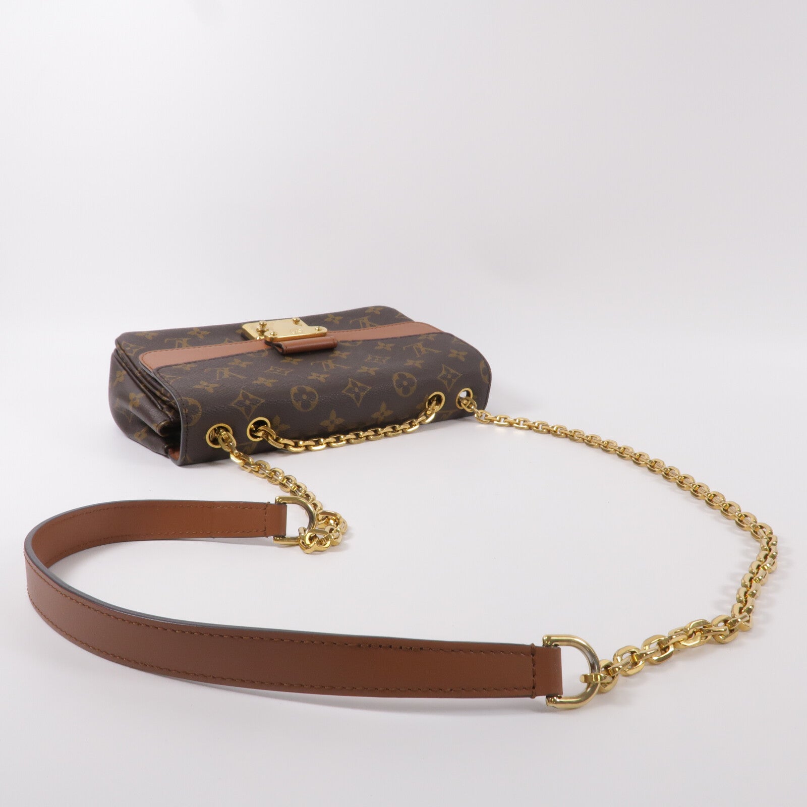 LOUIS VUITTON Monogram Marceau鏈帶肩背袋