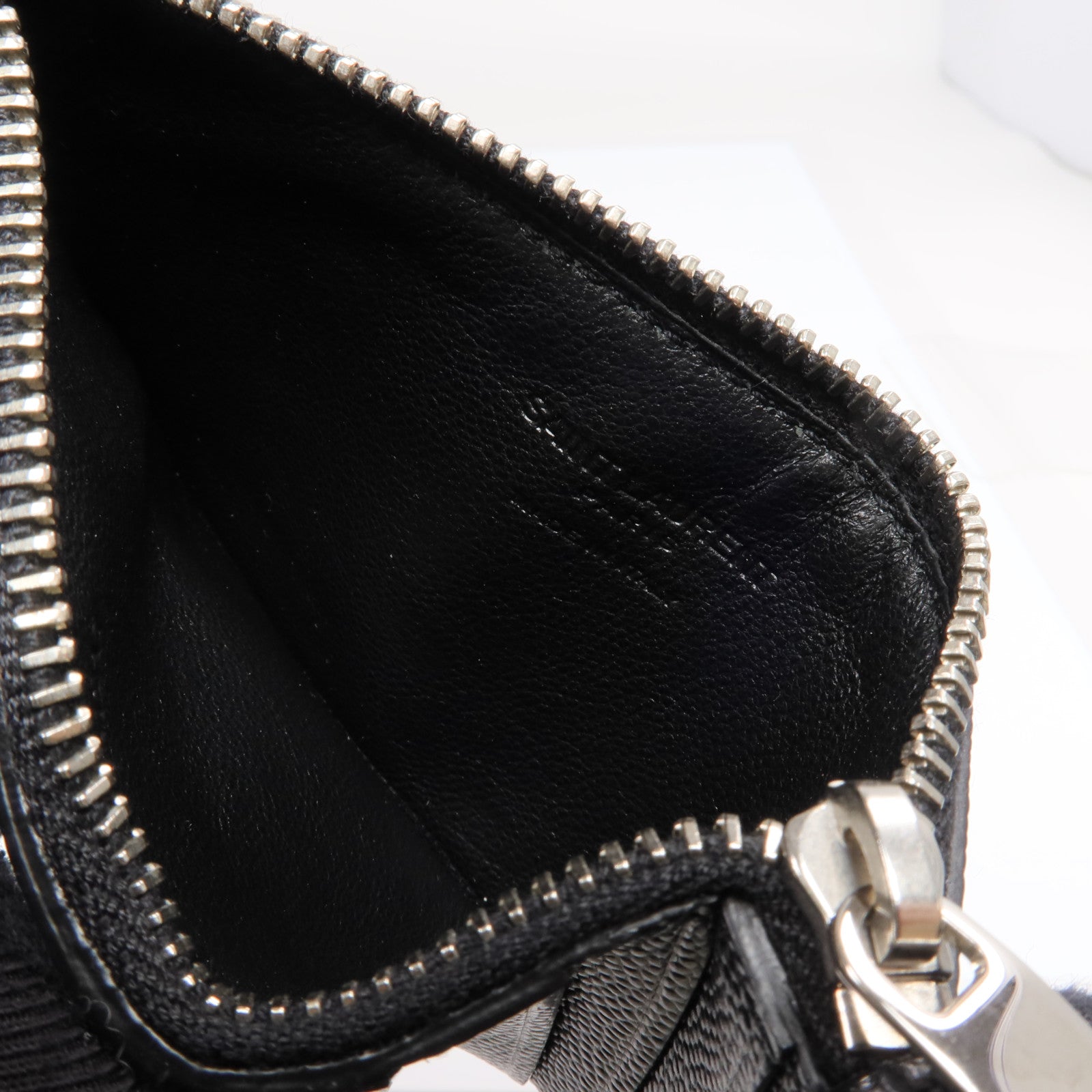SAINT LAURENT 牛皮皮革Card Case銀扣卡片套