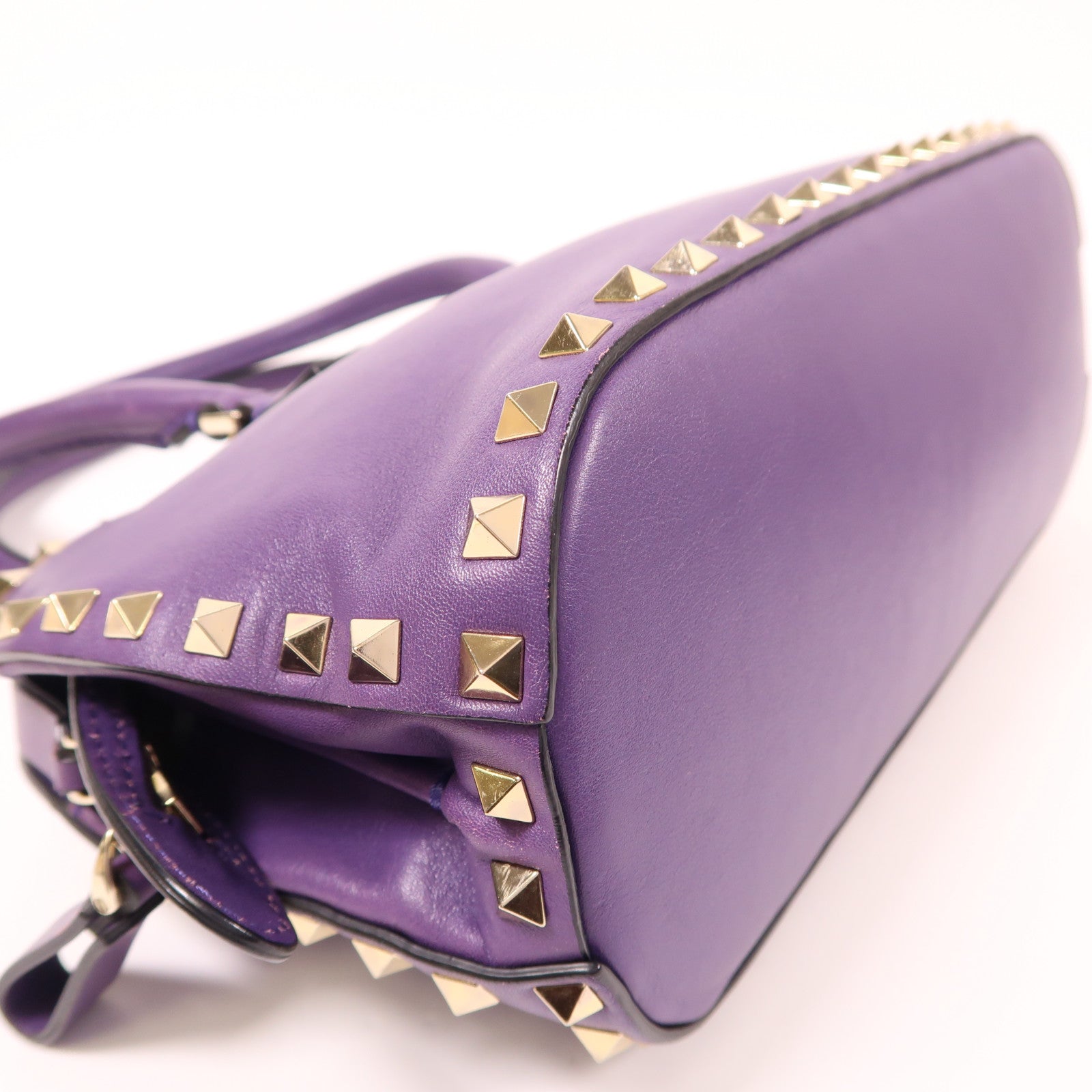 Valentino【激減優惠】 牛皮皮革2 Way Shoulder金扣手挽肩背兩用袋