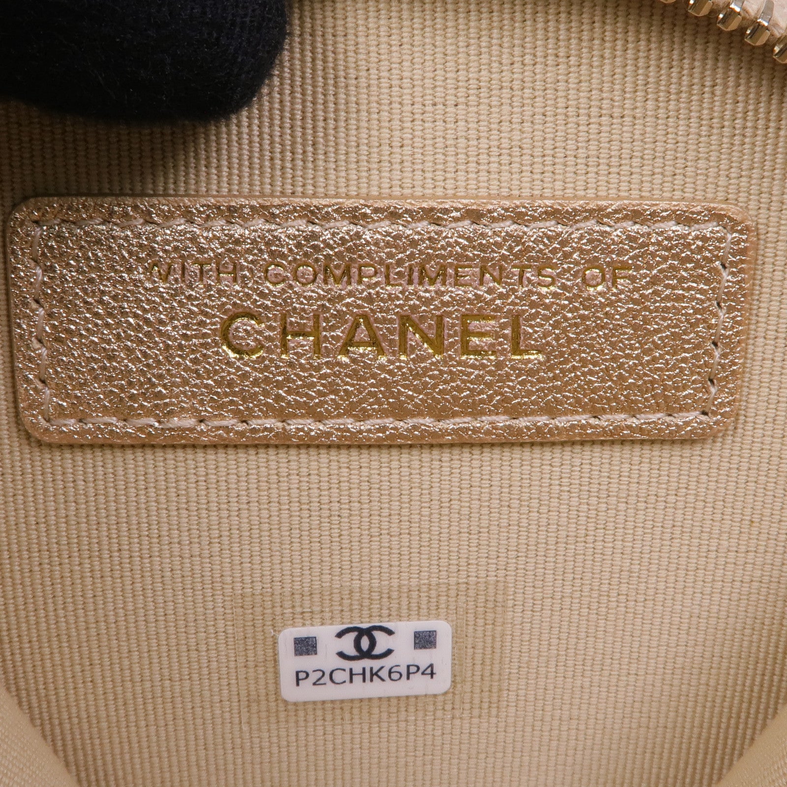 CHANEL 羊皮皮革Coin Case金扣零錢包