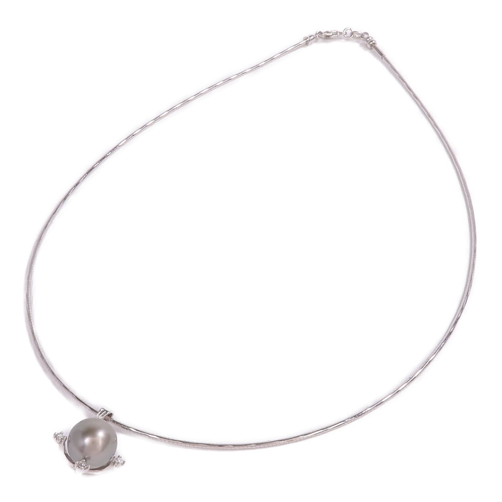 JEWELRY 18K白金Pearl Diamond Necklace珍珠/鑽石項鍊