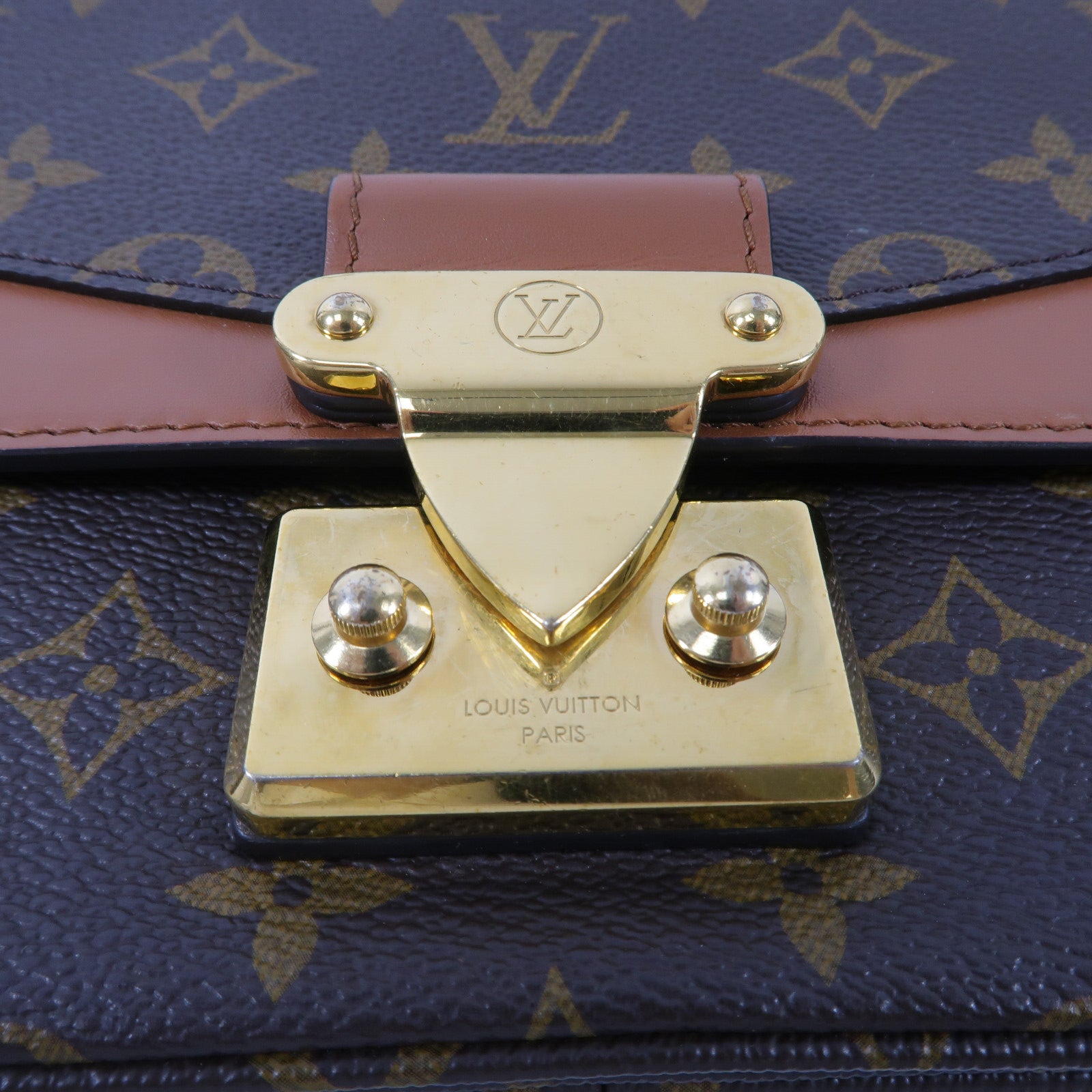 LOUIS VUITTON Monogram Marceau鏈帶肩背袋