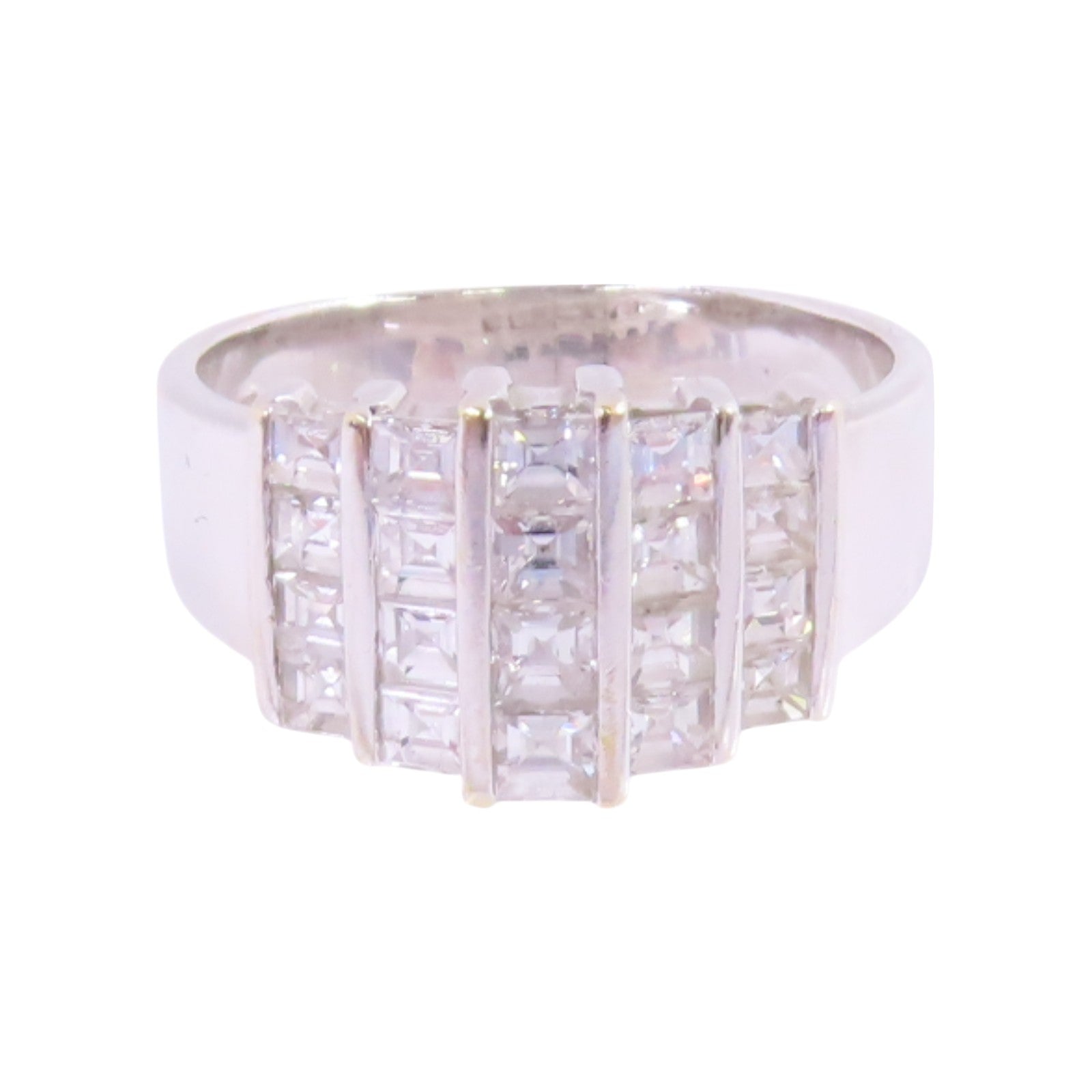 JEWELRY 18K白金/鑽石Diamond Ring戒指US#7.25