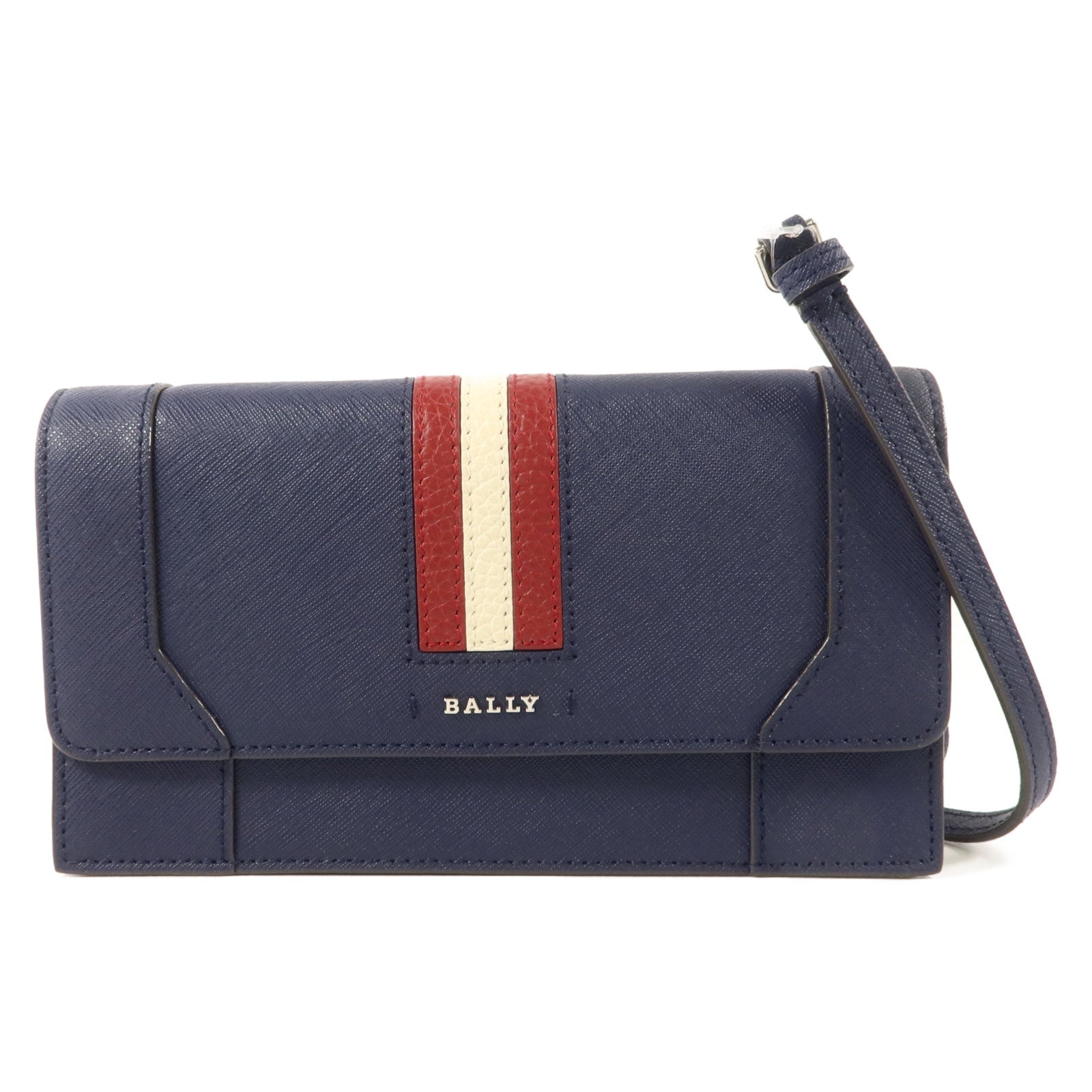 BALLY 牛皮皮革Wallet On Chain肩背袋