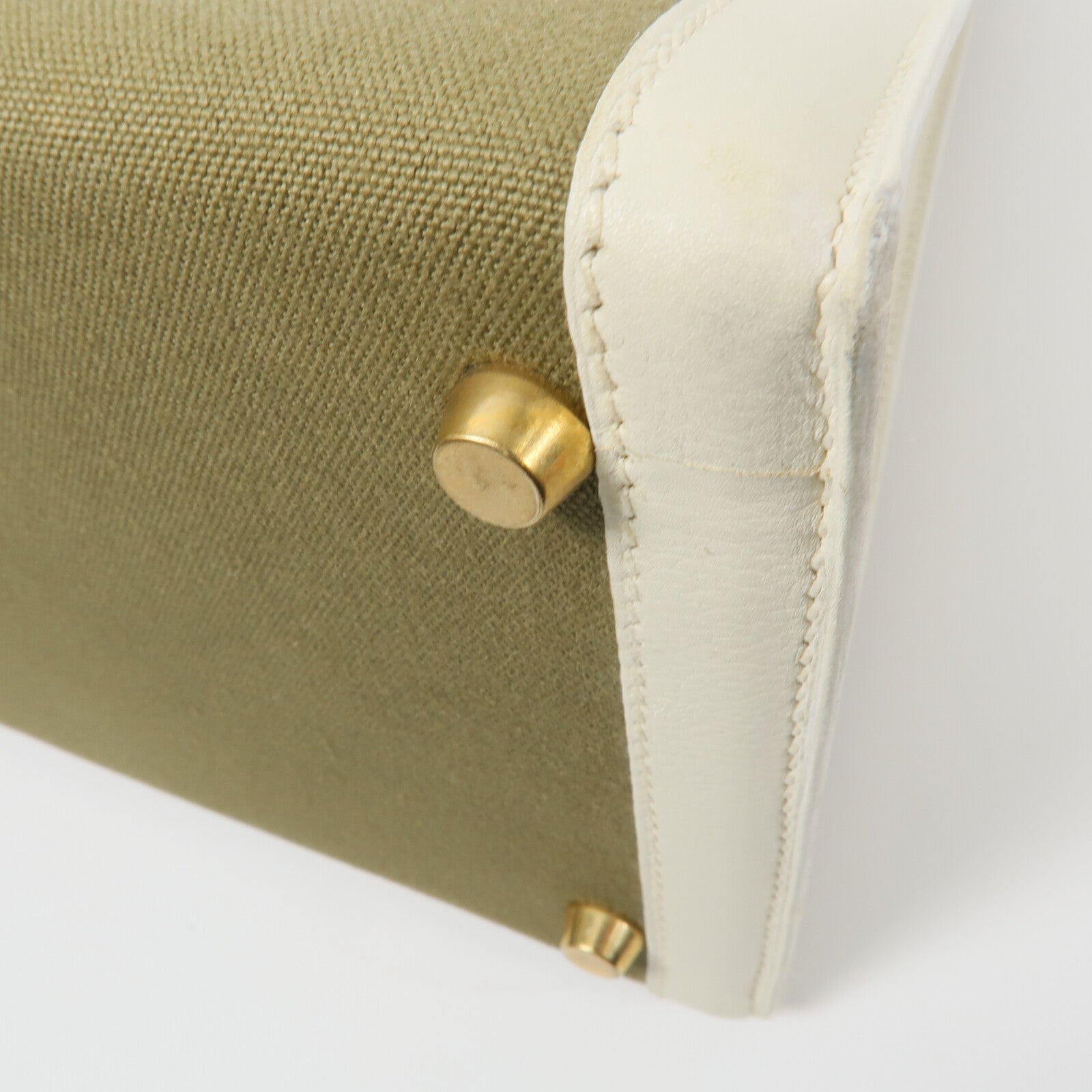 HERMES Toile H帆布Kelly 35手挽肩背兩用袋