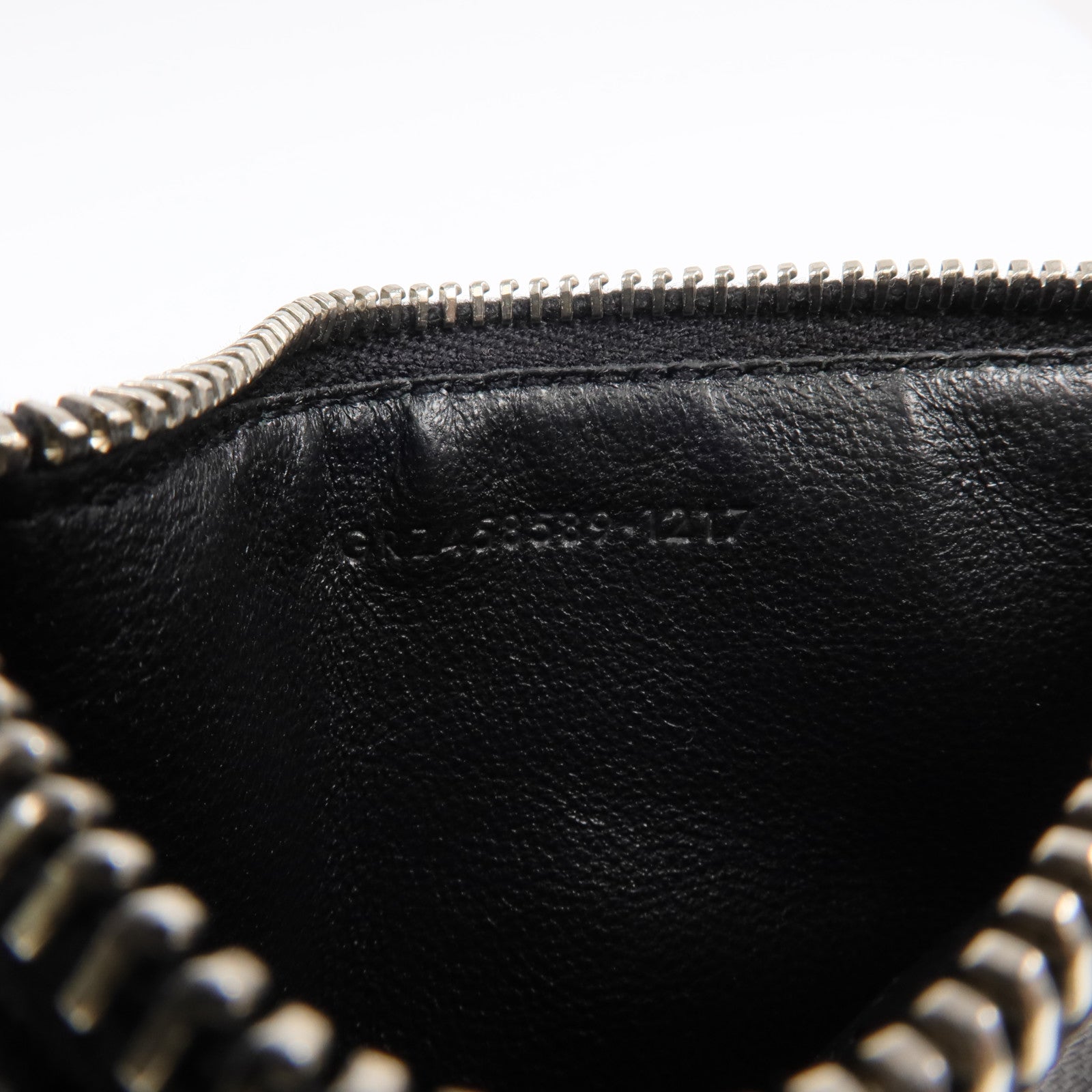 SAINT LAURENT 牛皮皮革Card Case銀扣卡片套