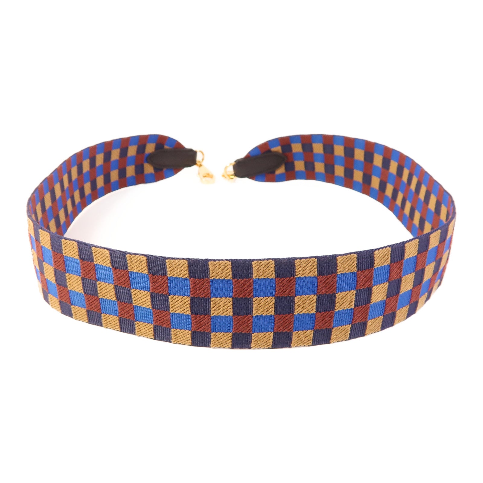 HERMES 帆布/Swift皮革Shoulder Strap金扣肩帶