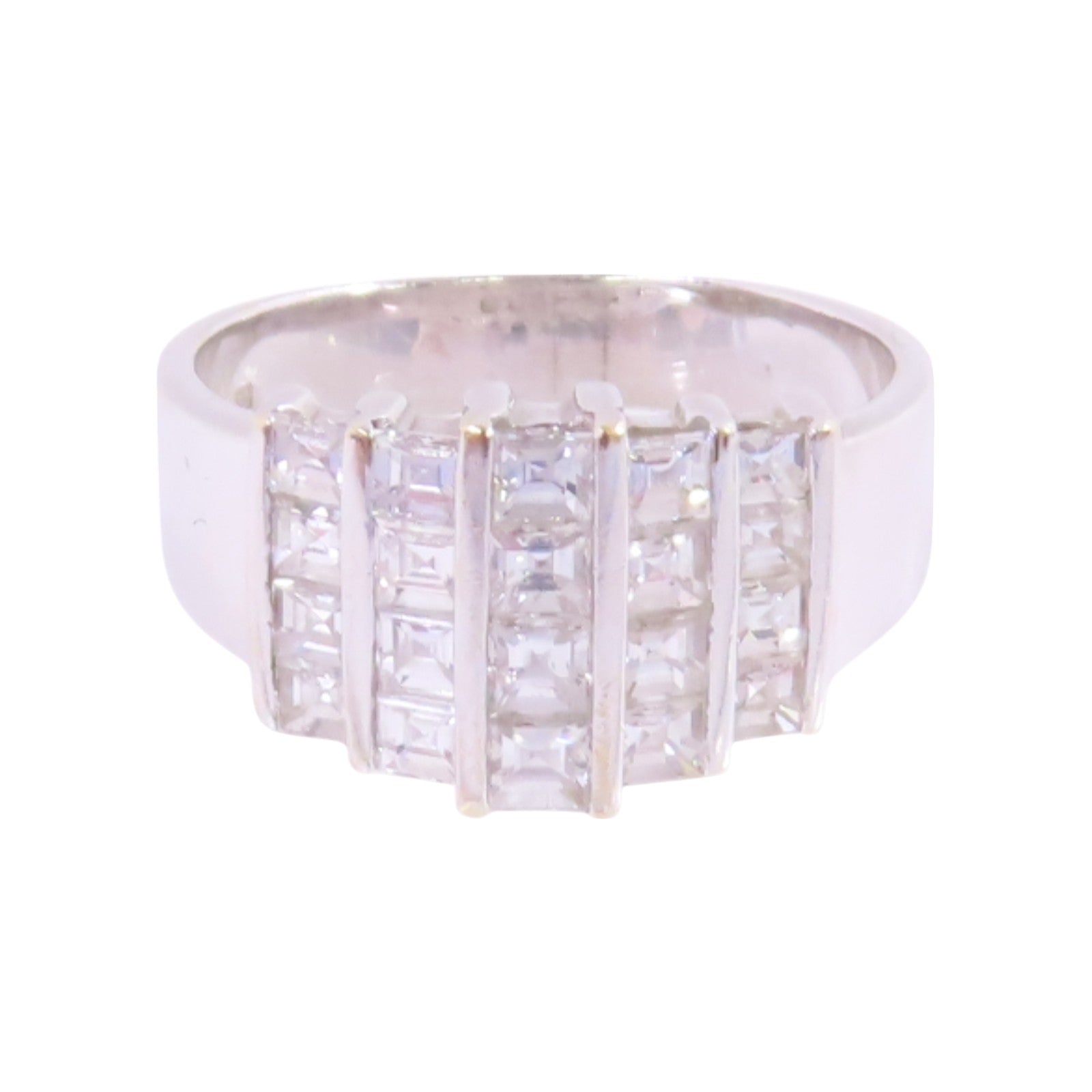 JEWELRY 【激減優惠】18K白金/鑽石Diamond Ring戒指US#7.25