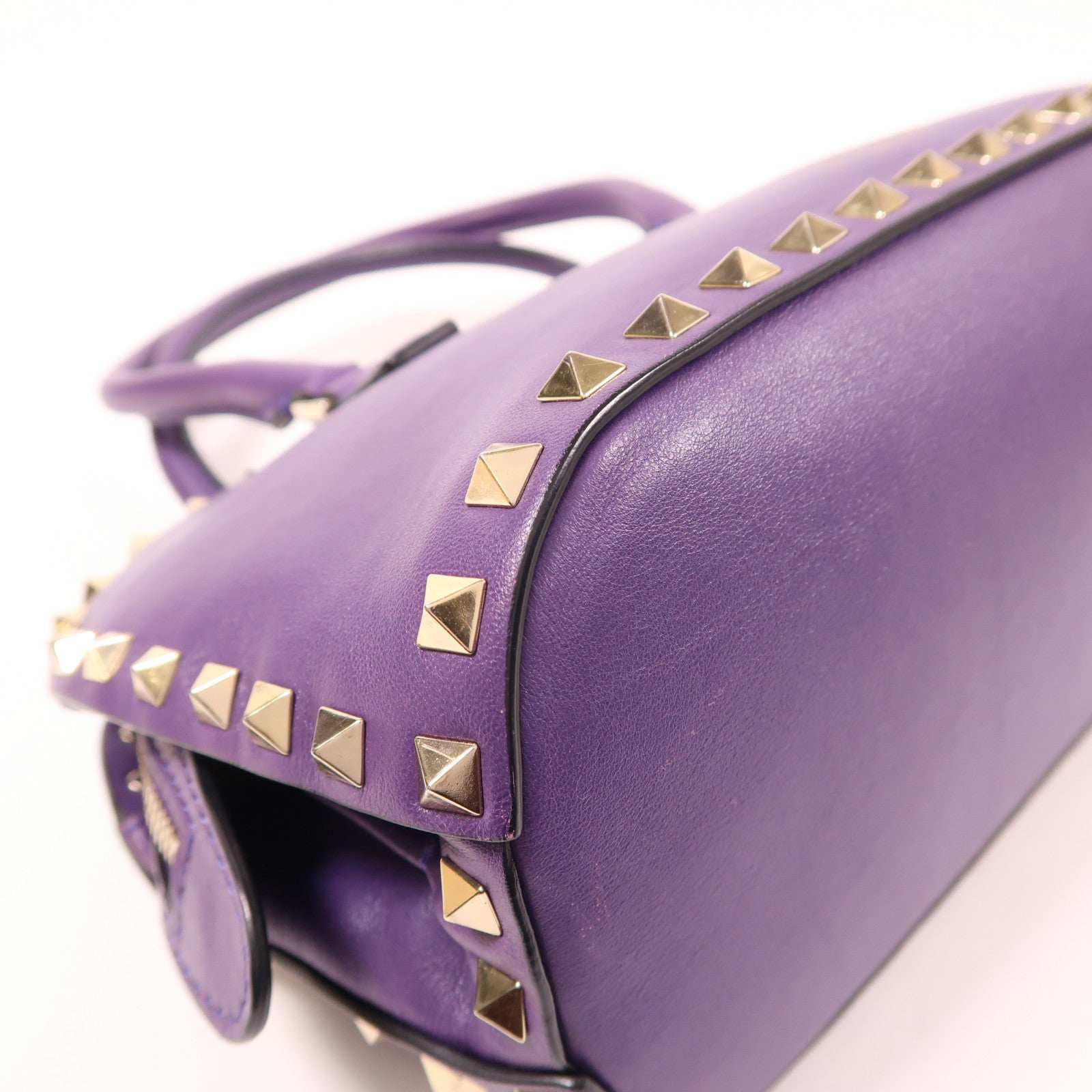 Valentino【激減優惠】 牛皮皮革2 Way Shoulder金扣手挽肩背兩用袋