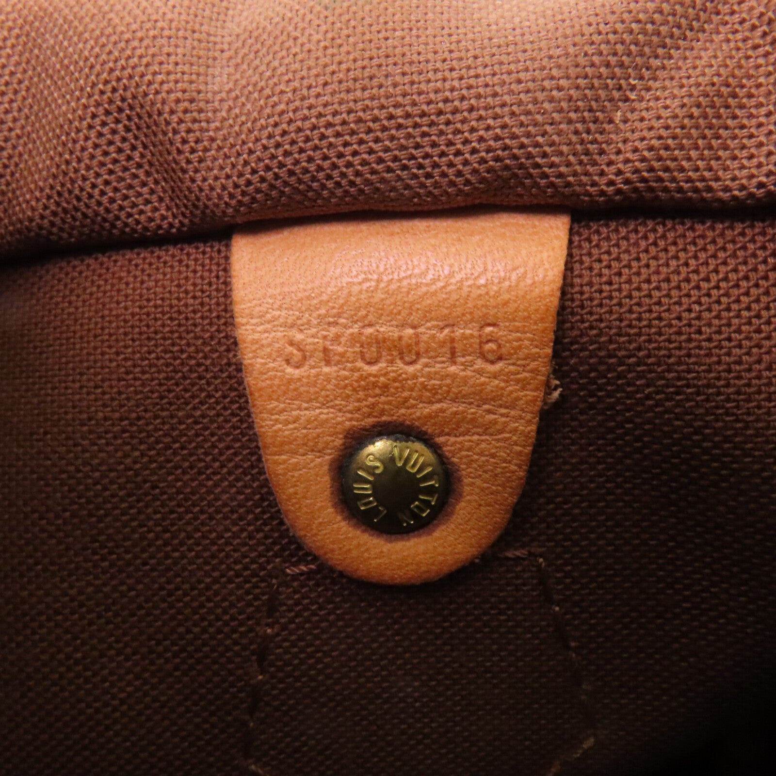 LOUIS VUITTON Monogram Speedy 25金扣手挽袋